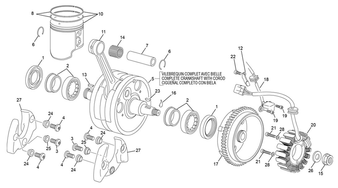 Picture of 19 - CRANKSHAFT ASSEMBLY