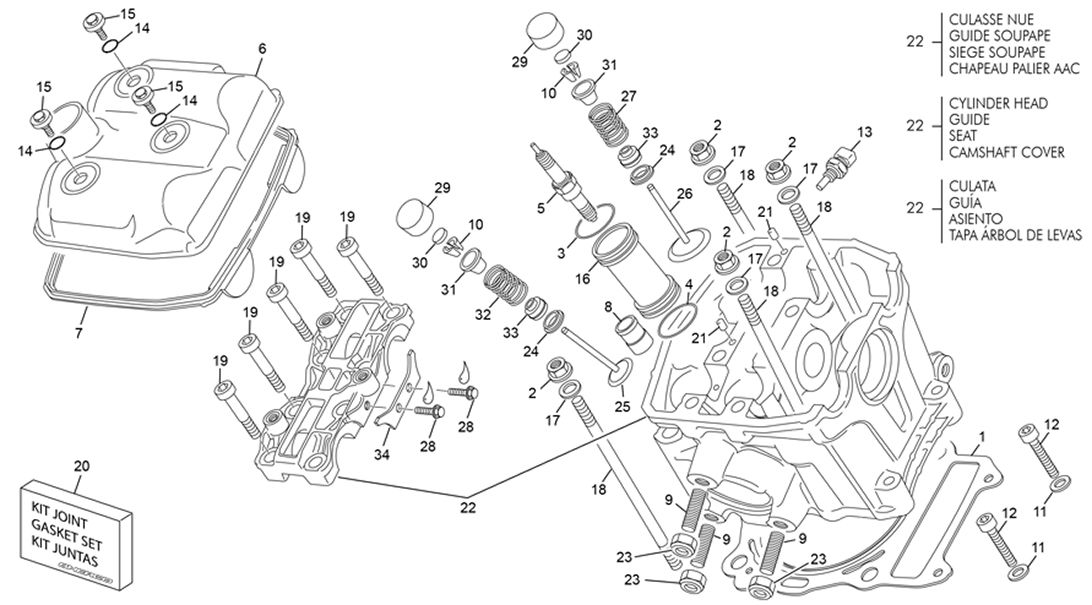 Picture of 22 - CYLINDER HEAD
