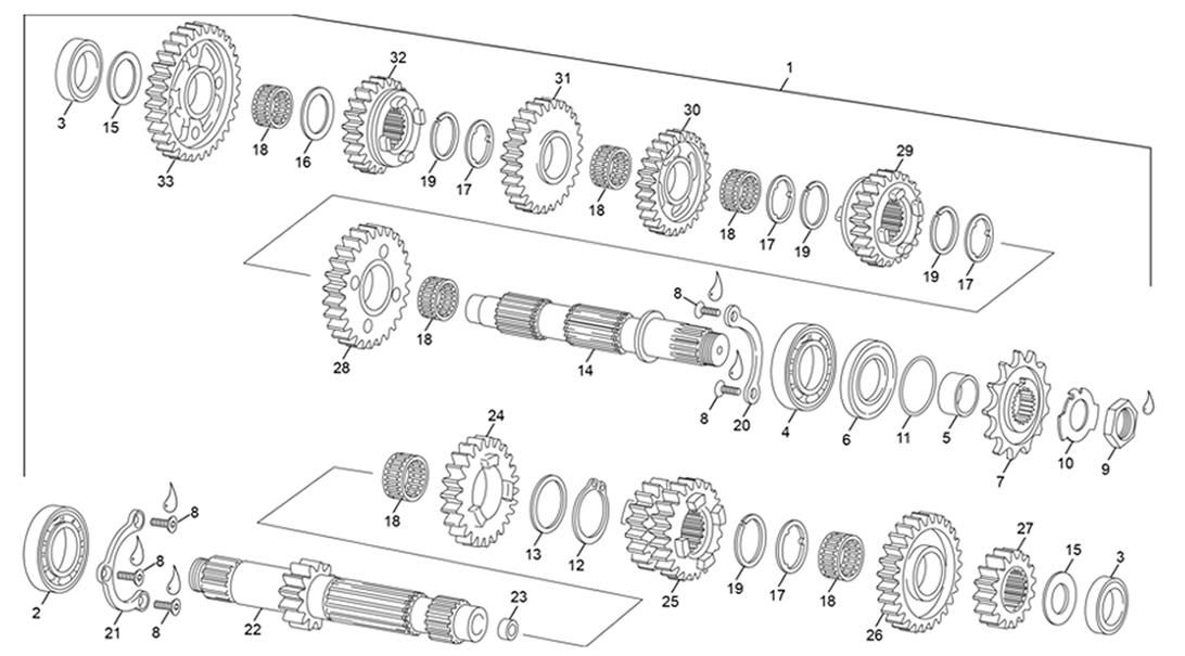 Picture of 16 - GEAR SET