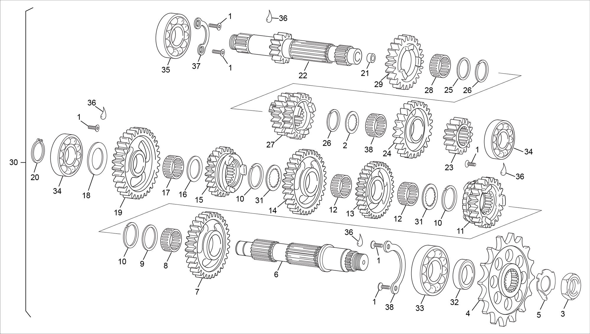 Picture of 17 - GEAR SET