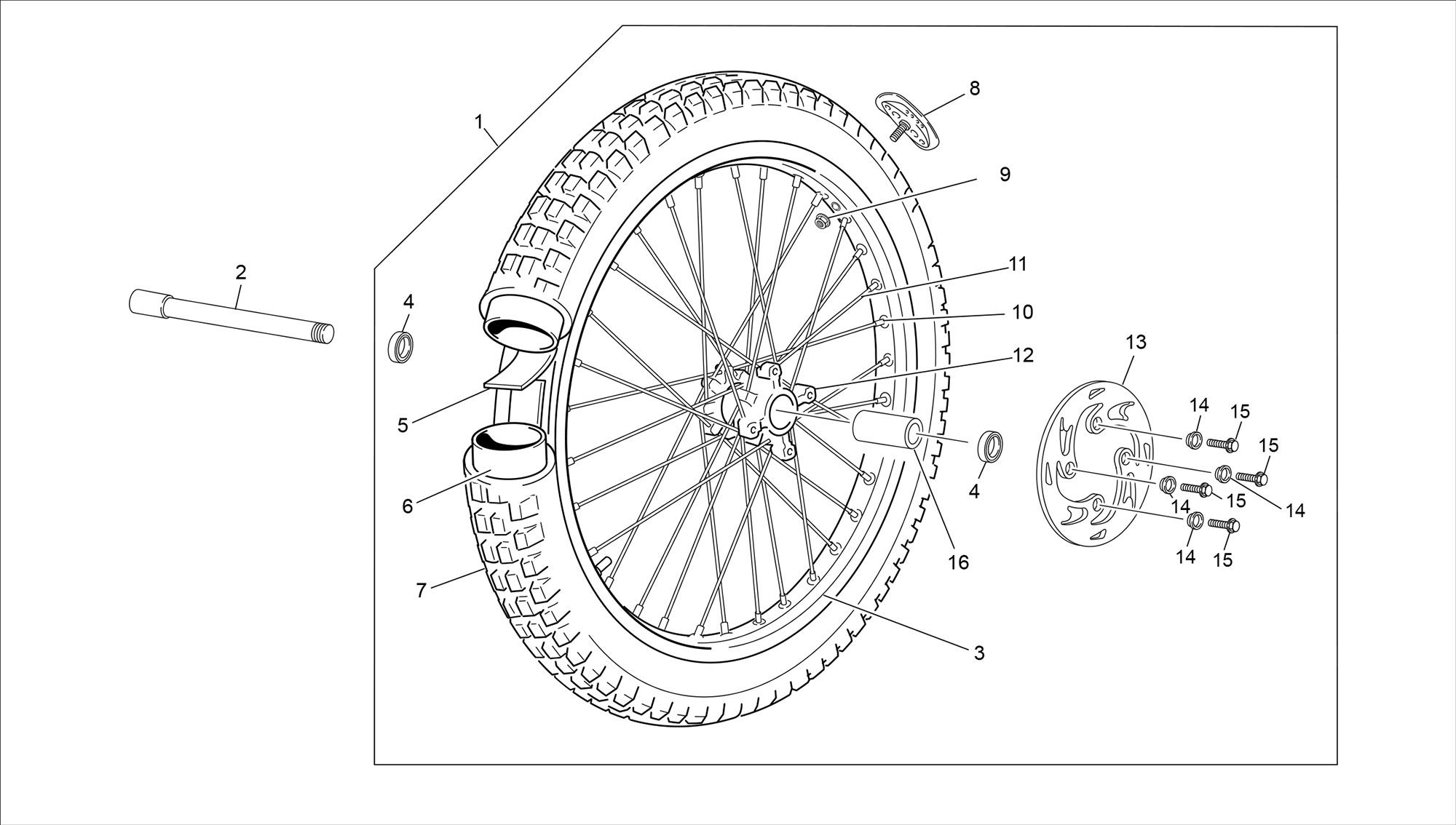 Picture of 06 - FRONT WHEEL