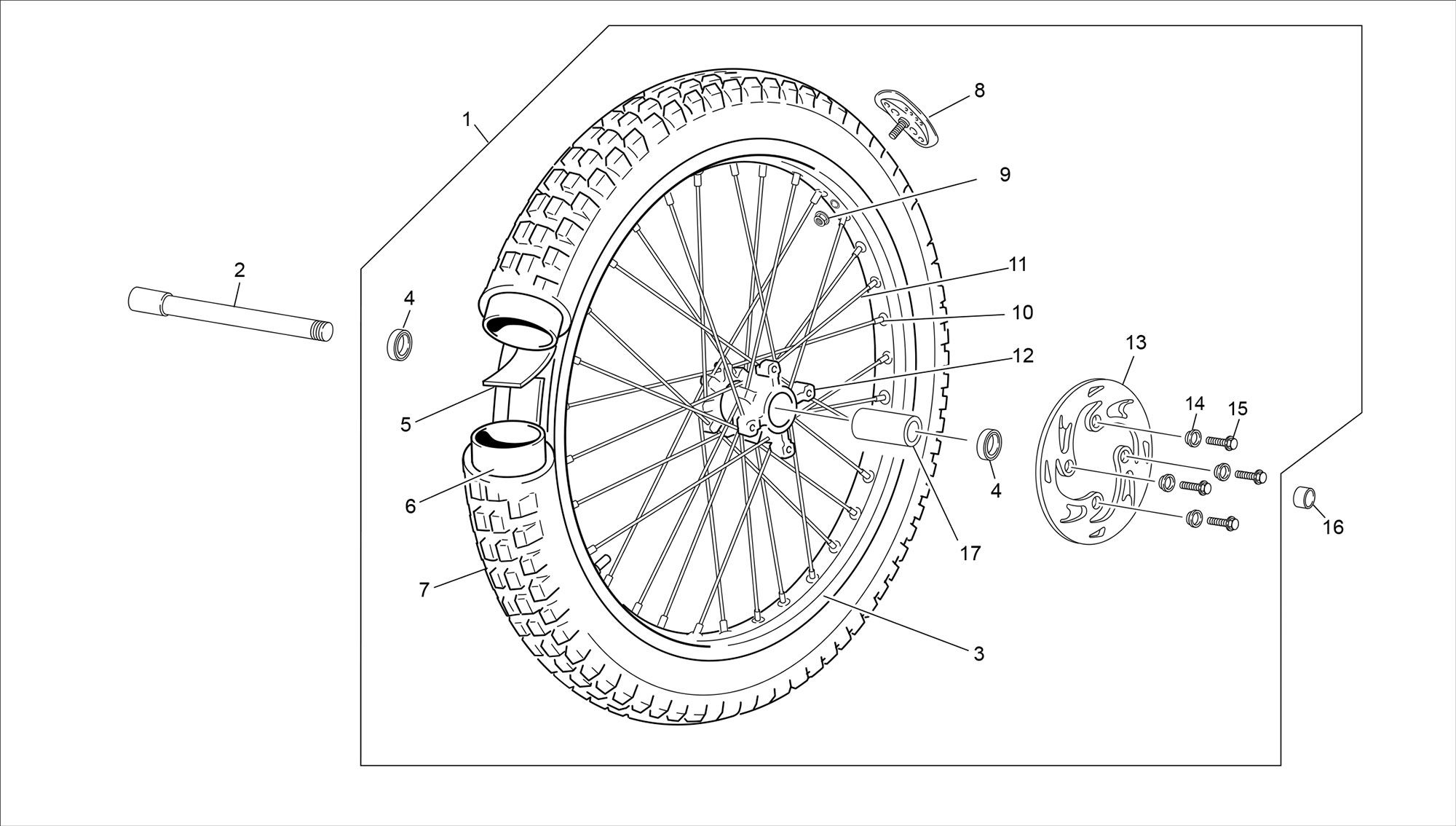 Picture of 06 - FRONT WHEEL