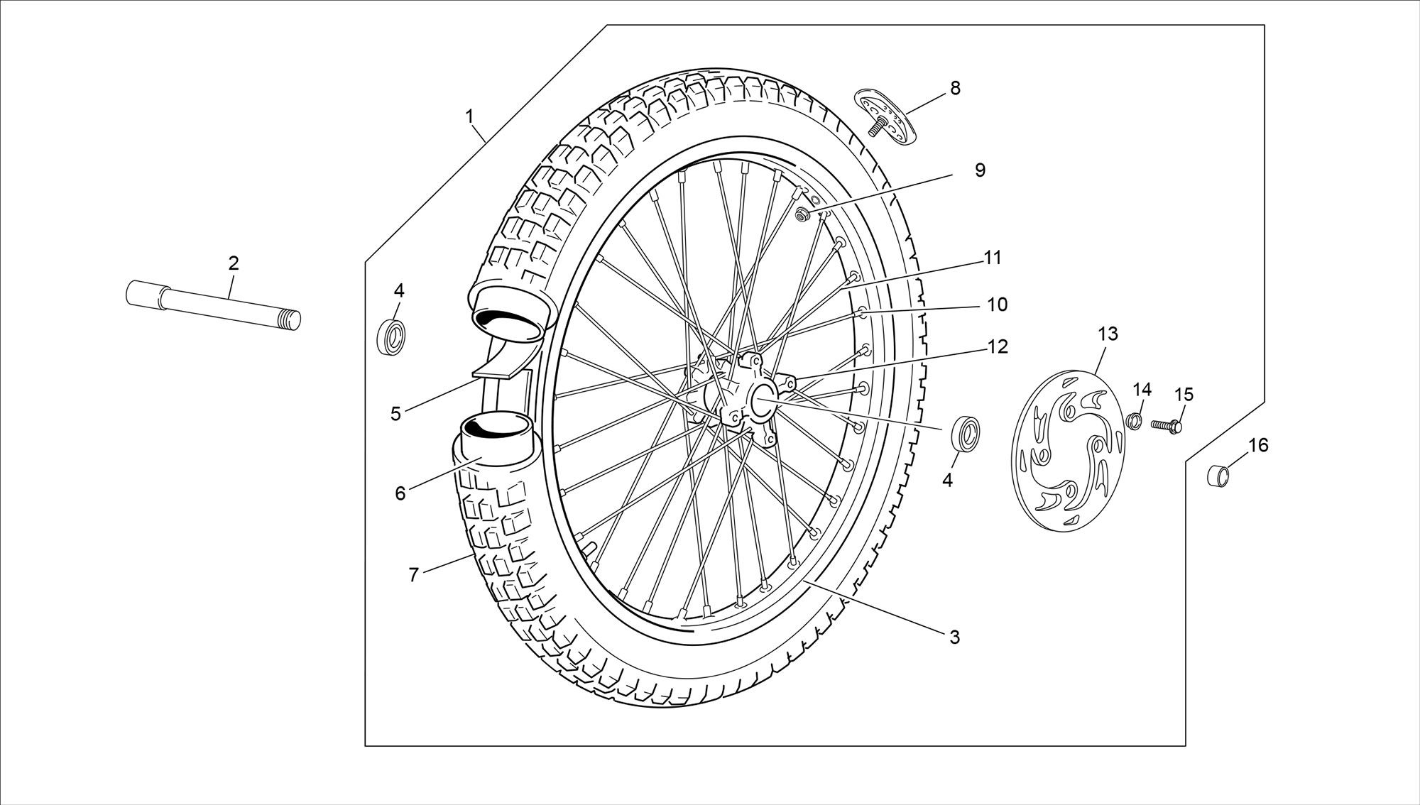 Picture of 06 - FRONT WHEEL