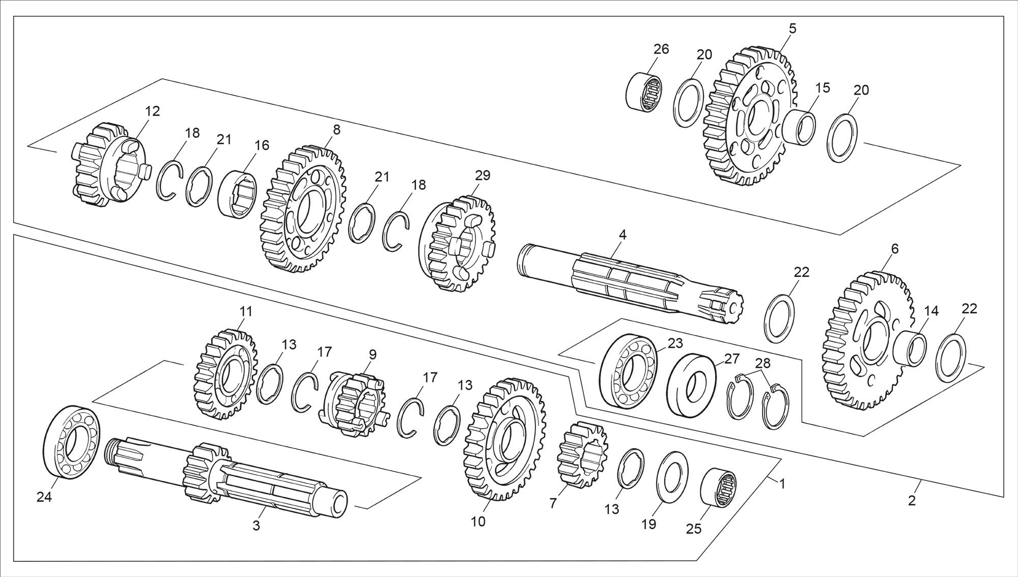 Picture of 14 - GEAR SET