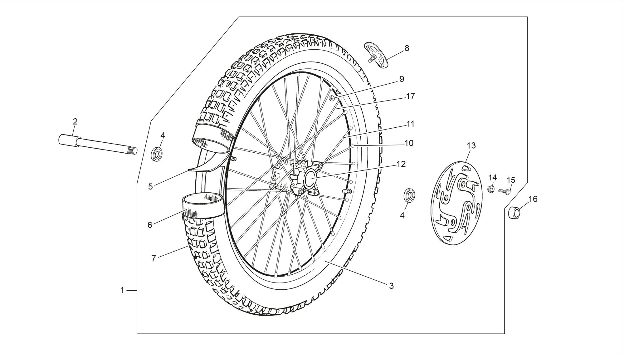 Picture of 07 - FRONT WHEEL