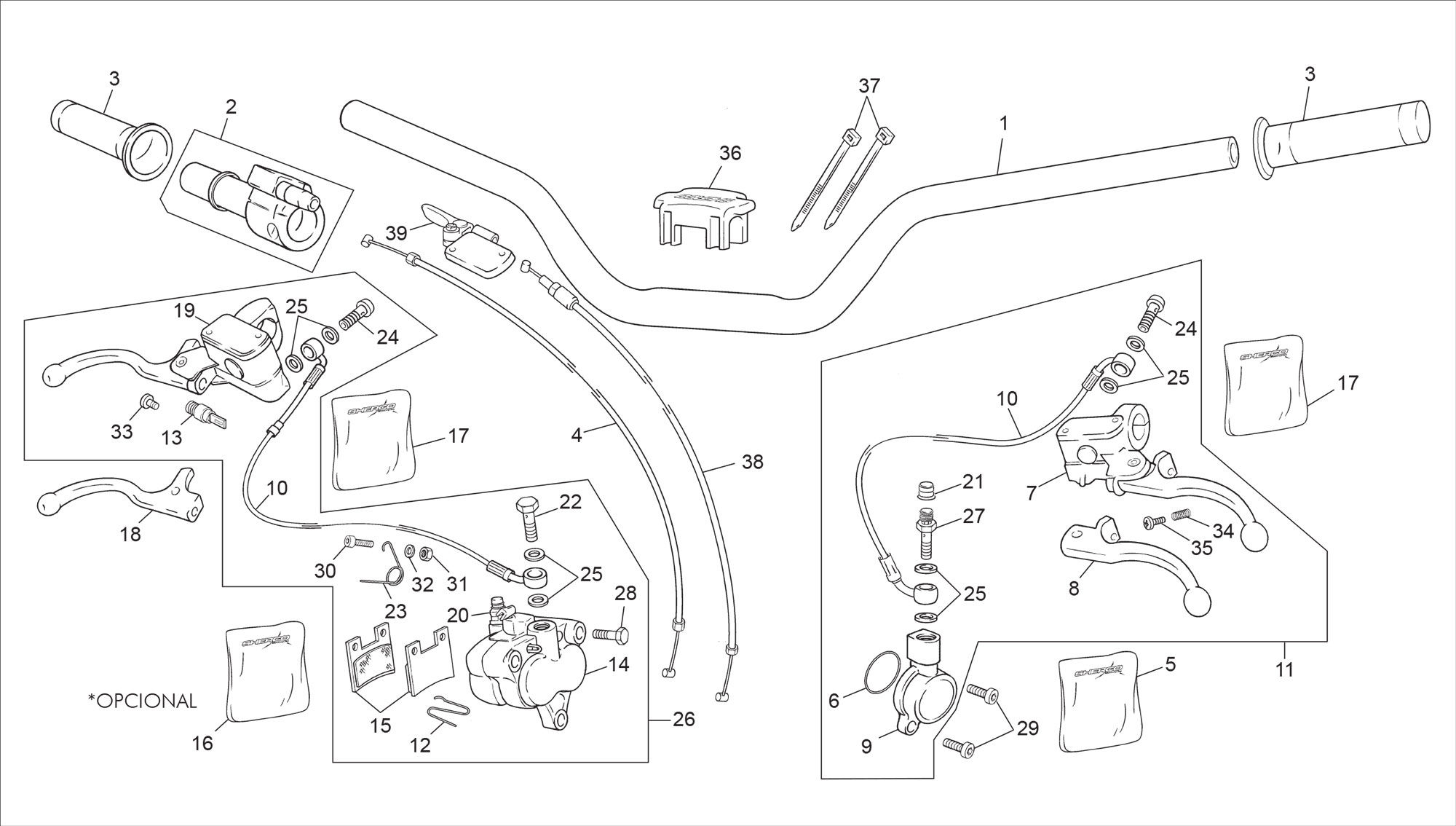 Picture of 08 - HANDLEBAR