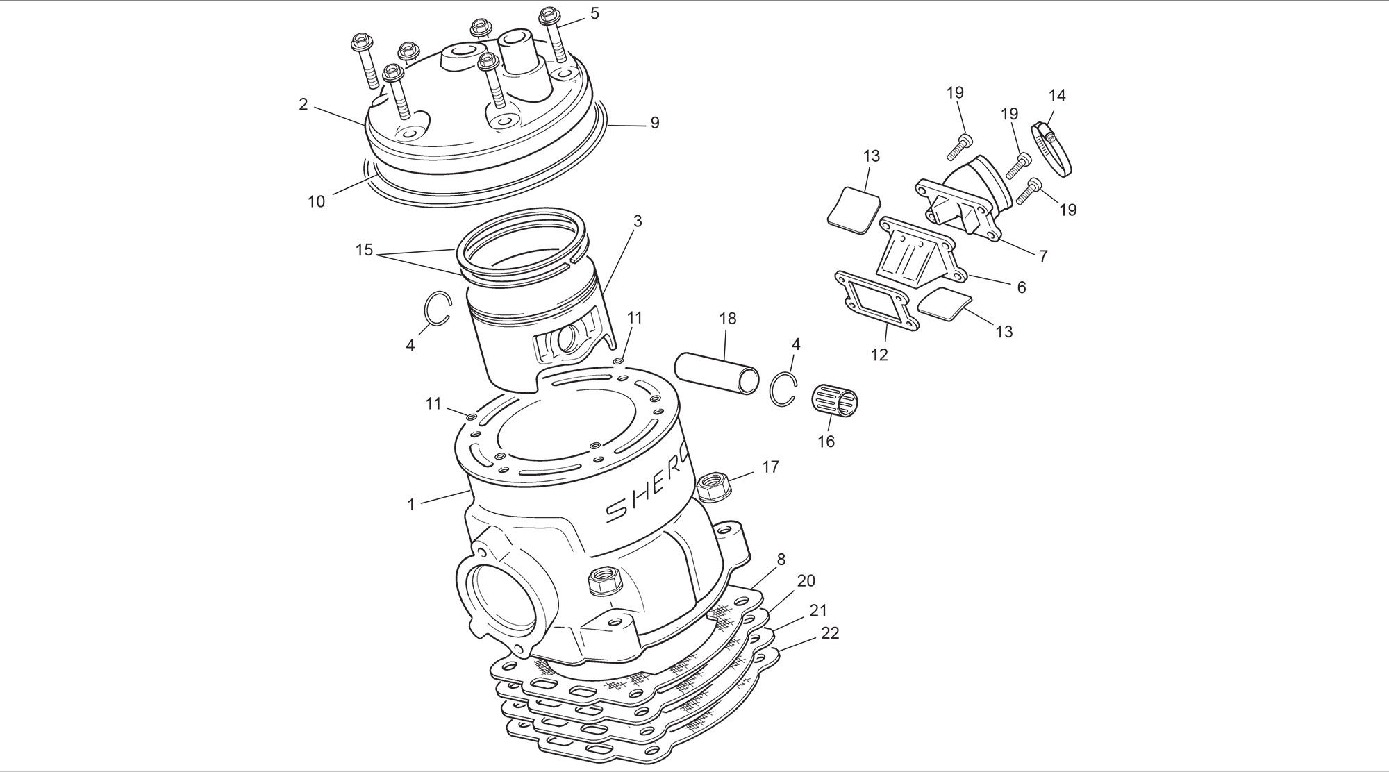 Picture of 17 - CYLINDER HEAD