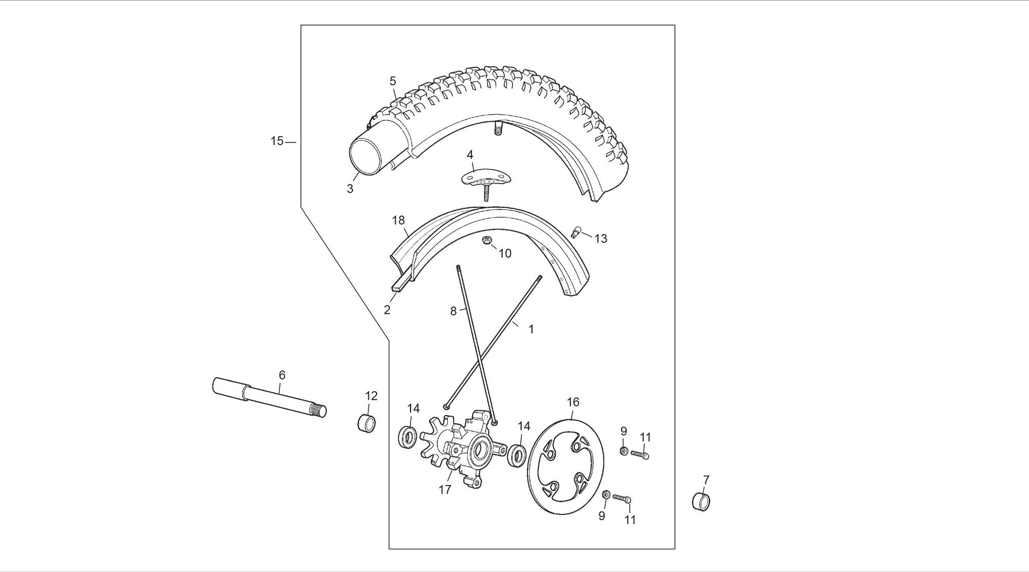 Picture of 06 - FRONT WHEEL