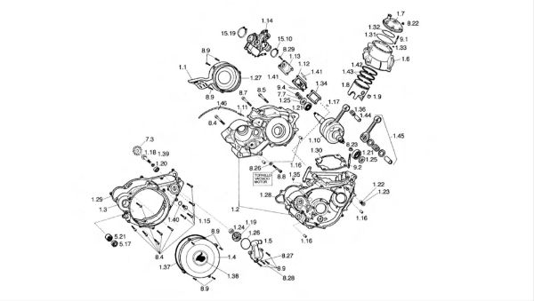 Sherco. 01 - Engine - , Sherco