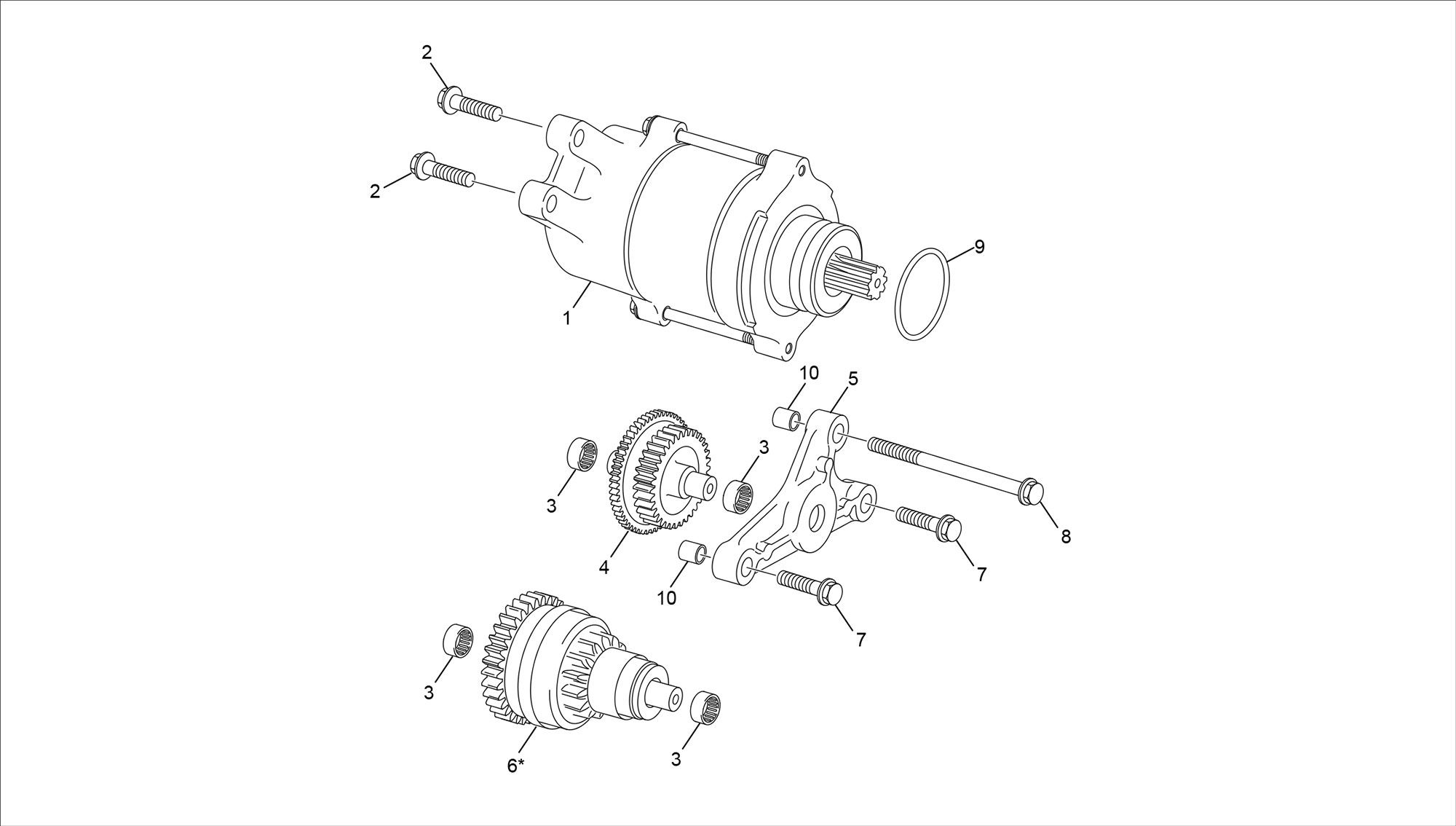 Picture of 15 - STARTER MOTOR