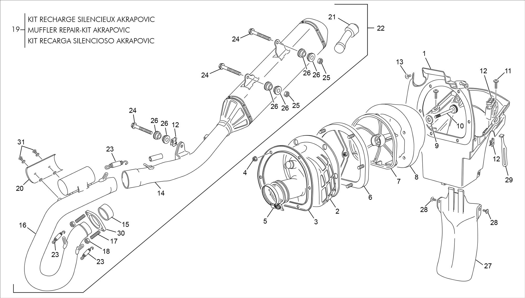 Picture of 05 - AIR FILTER BOX - EXHAUST SYSTEM