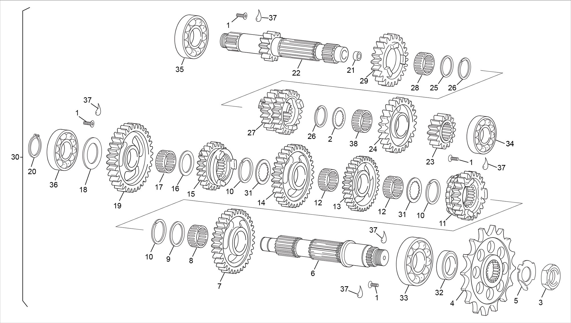 Picture of 17 - GEAR SET