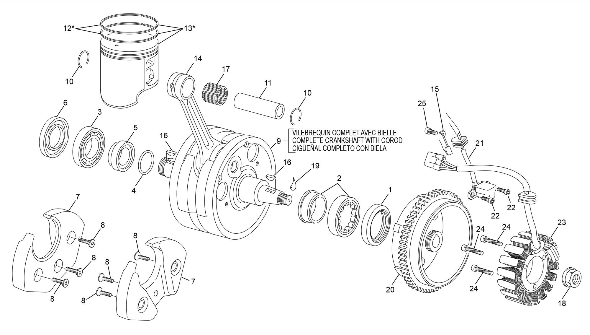 Picture of 20 - CRANKSHAFT ASSEMBLY