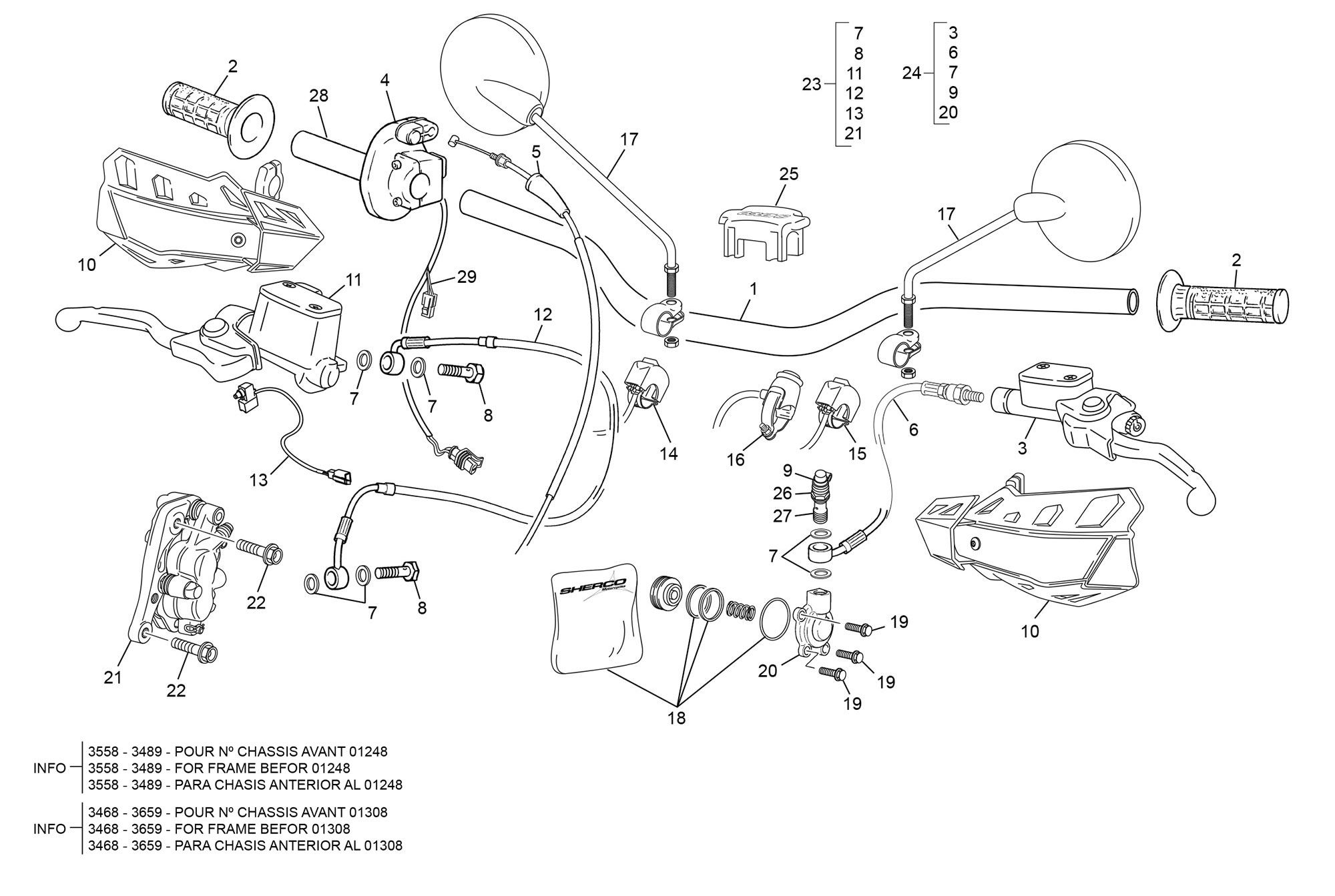 Picture of 13 - HANDLEBAR