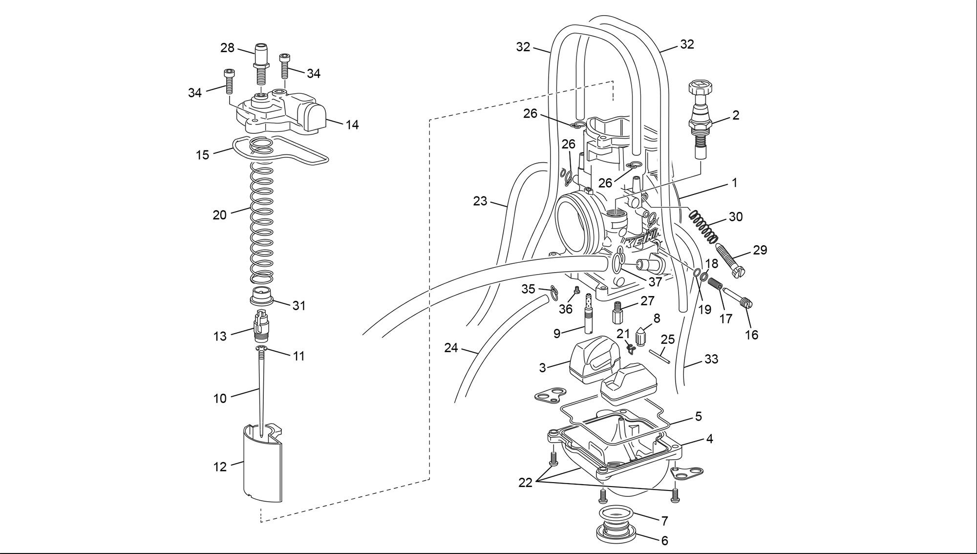 Picture of 25 - CARBURETOR