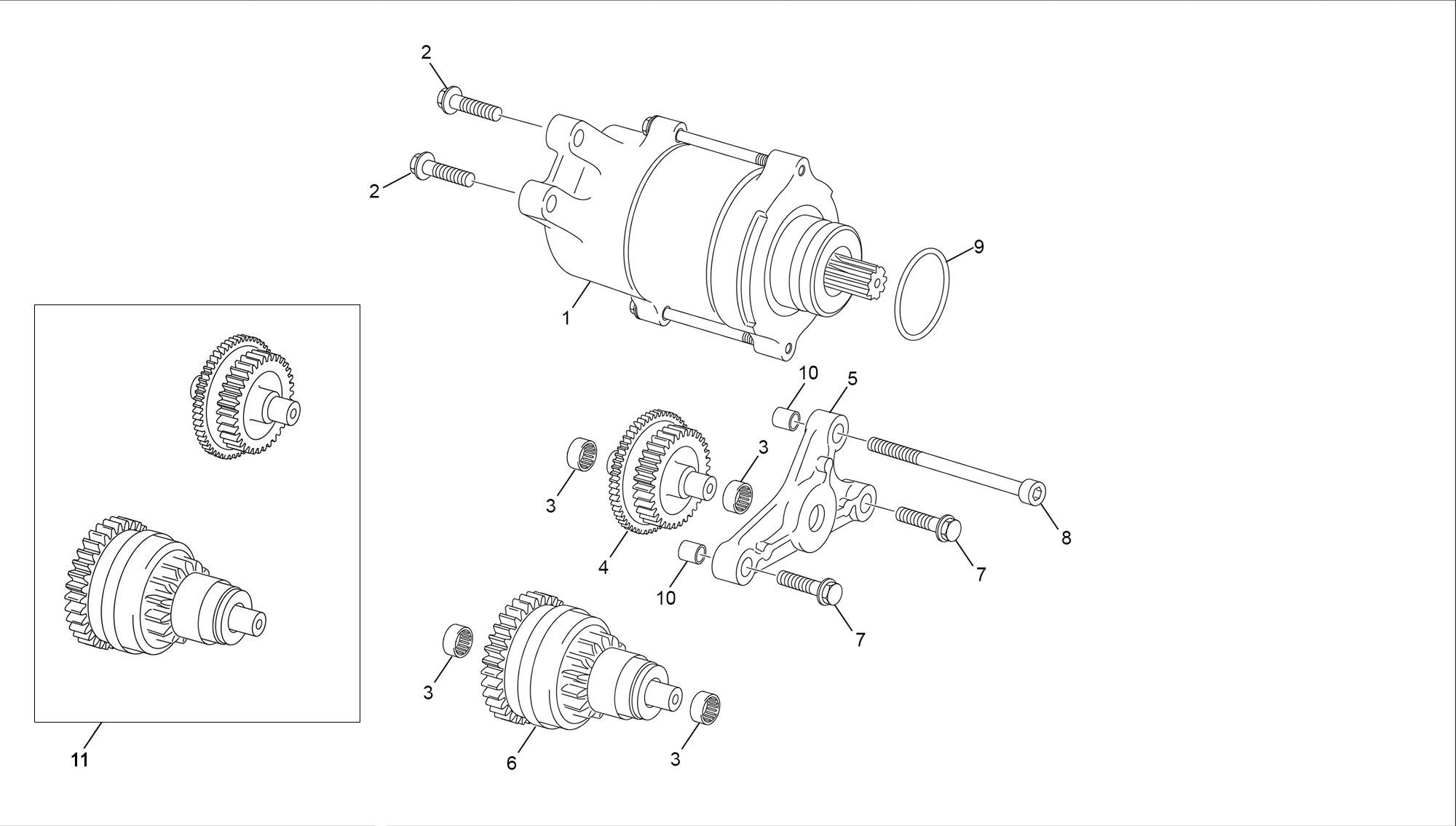 Picture of 16 - STARTER MOTOR