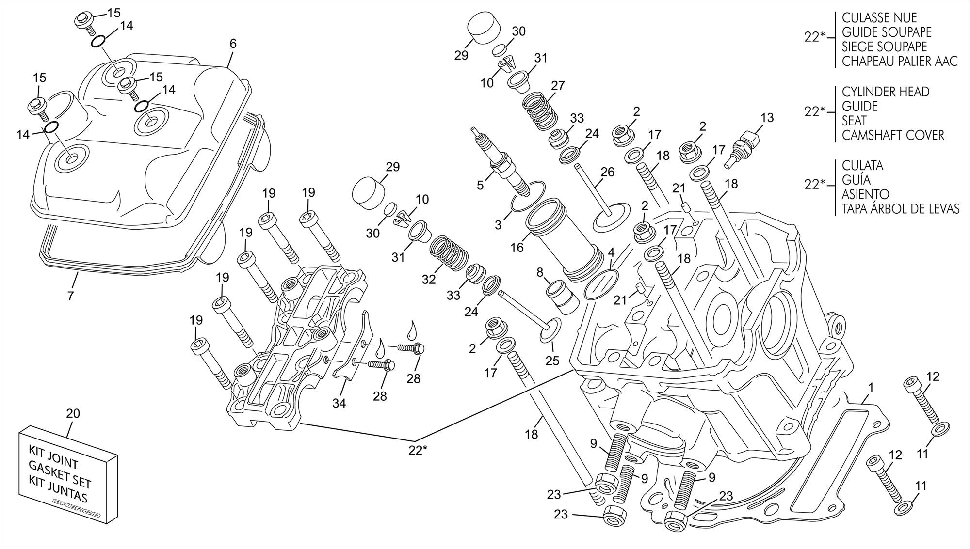 Picture of 23 - CYLINDER HEAD