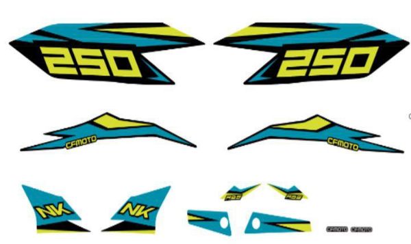 Picture of 6KM0-802400 - 250NK DECAL KIT