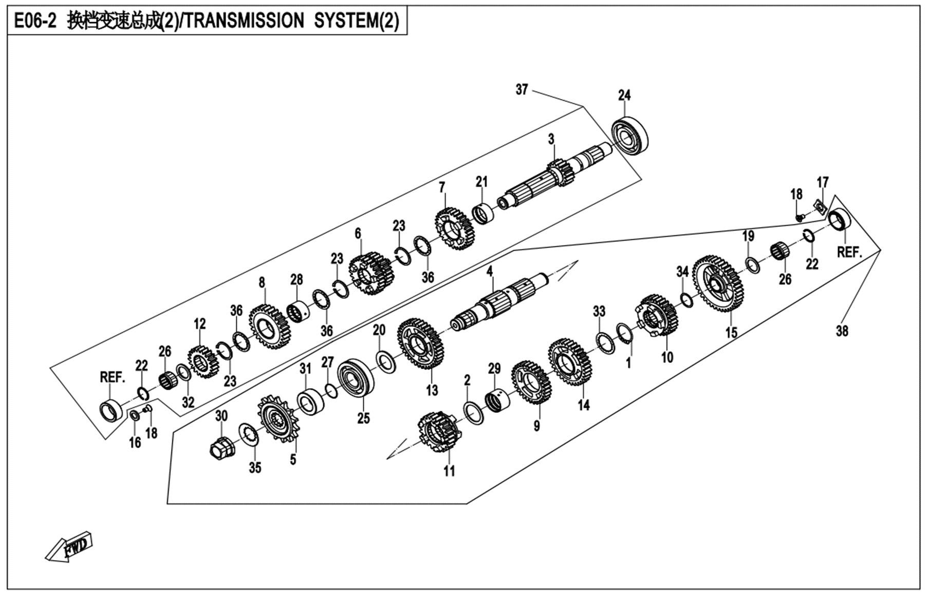 Picture of E06-2 - TRANSMISSION SYSTEM(2)