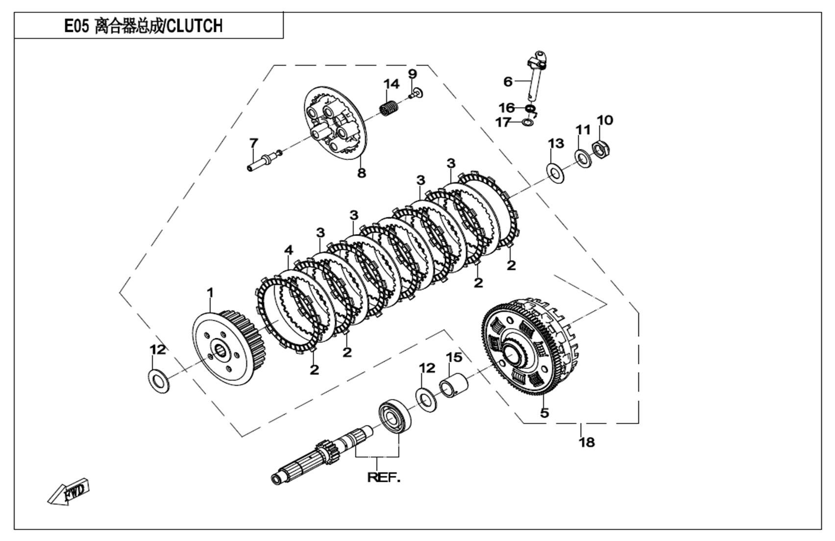 Picture of E05 - CLUTCH