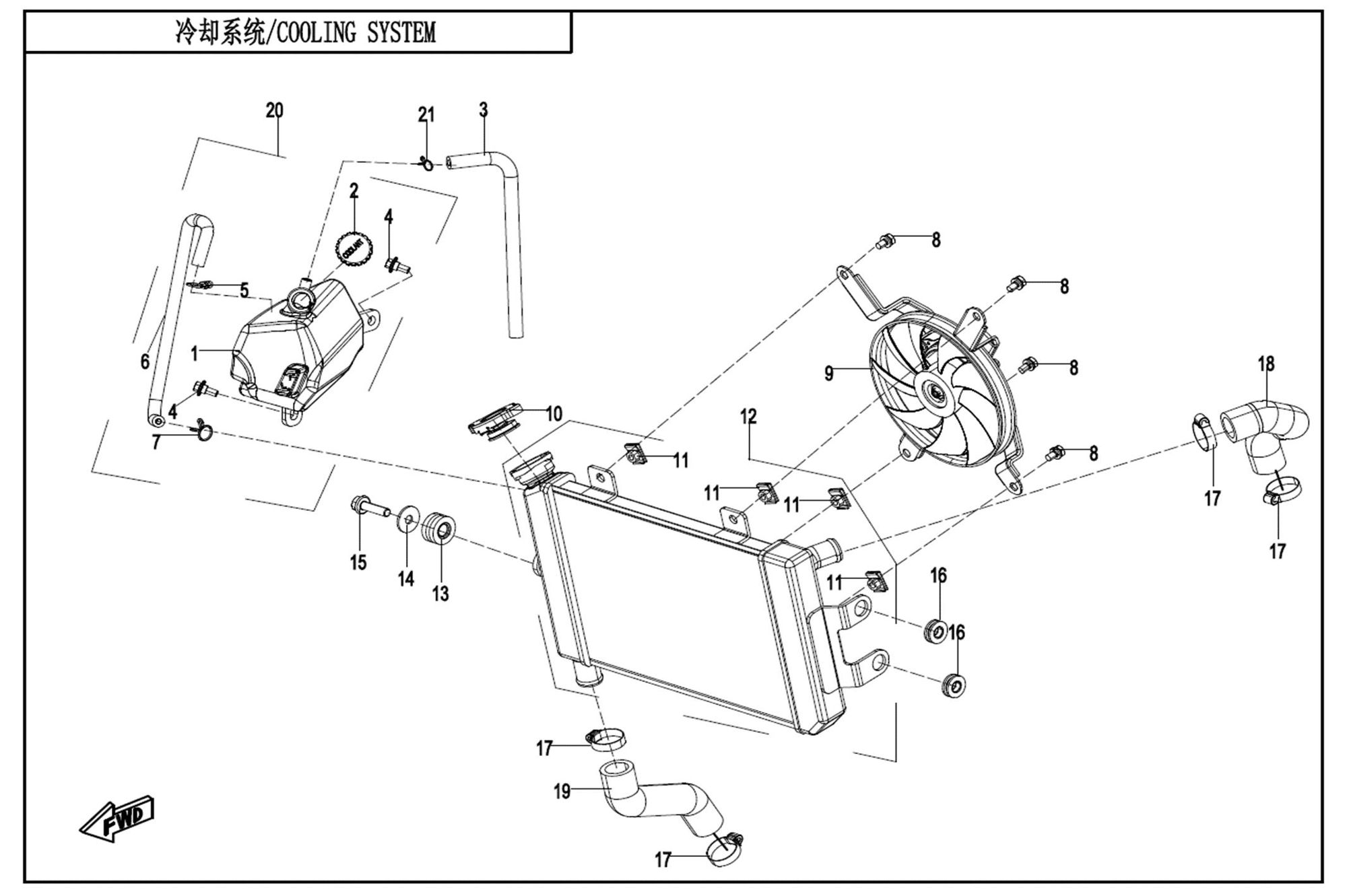 Picture of F18  - COOLING SYSTEM