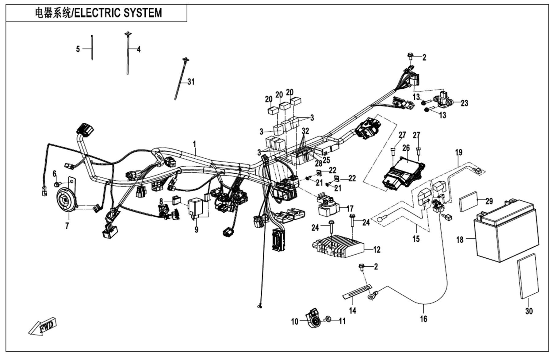 Picture of F15  - ELECTRIC SYSTEM