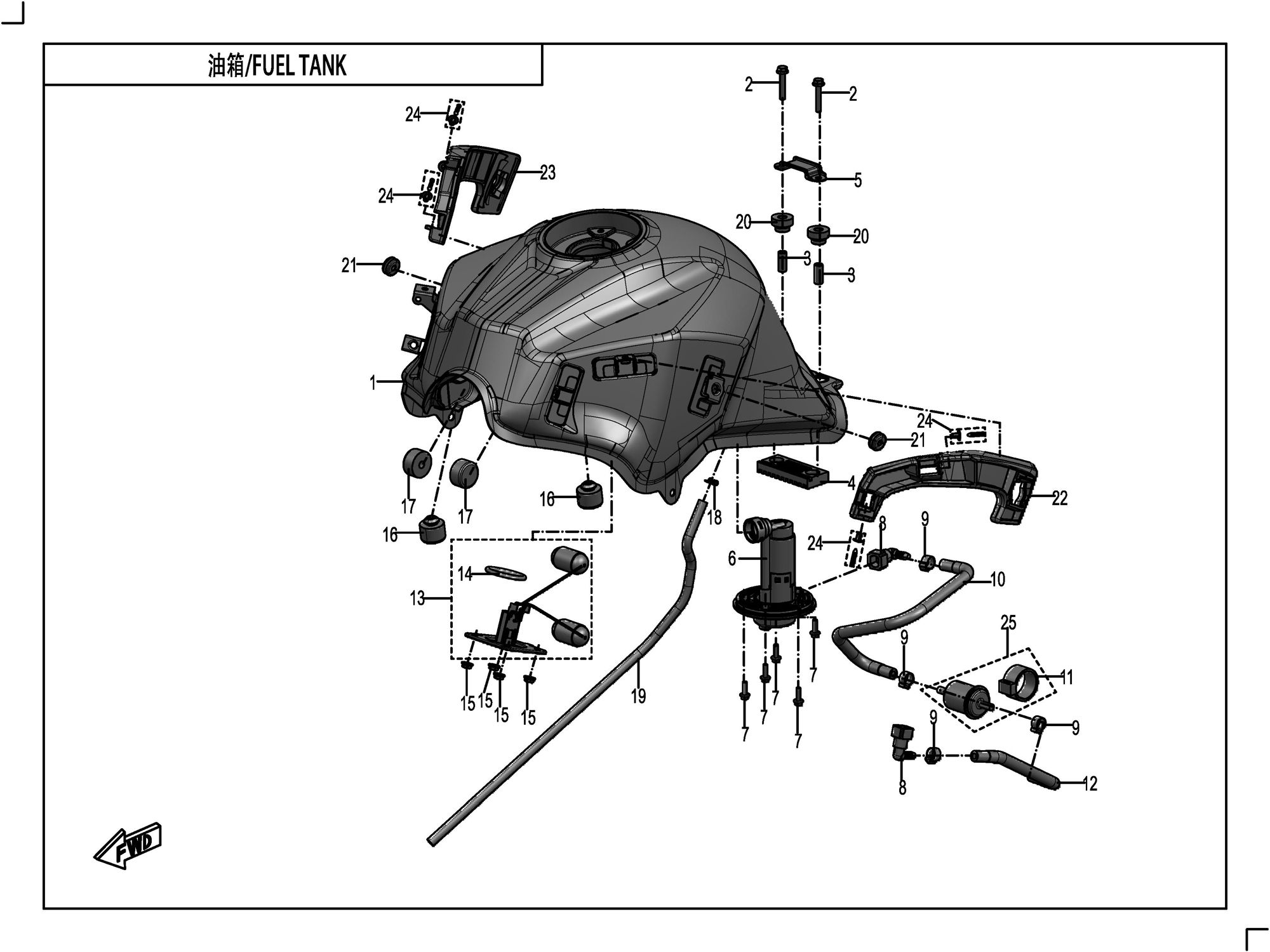 Picture of F12  - FUEL TANK