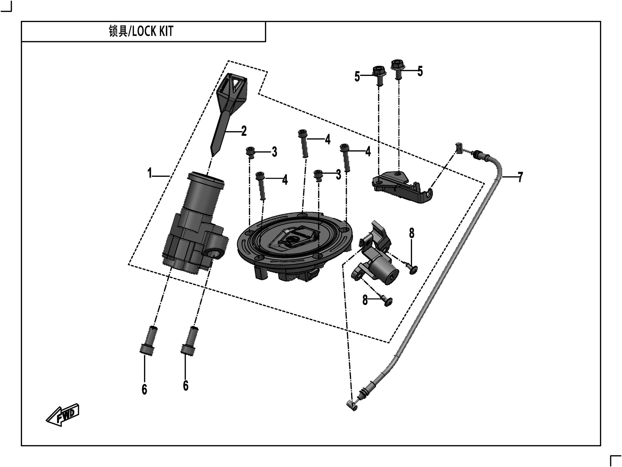 Picture of F01  - LOCK KIT