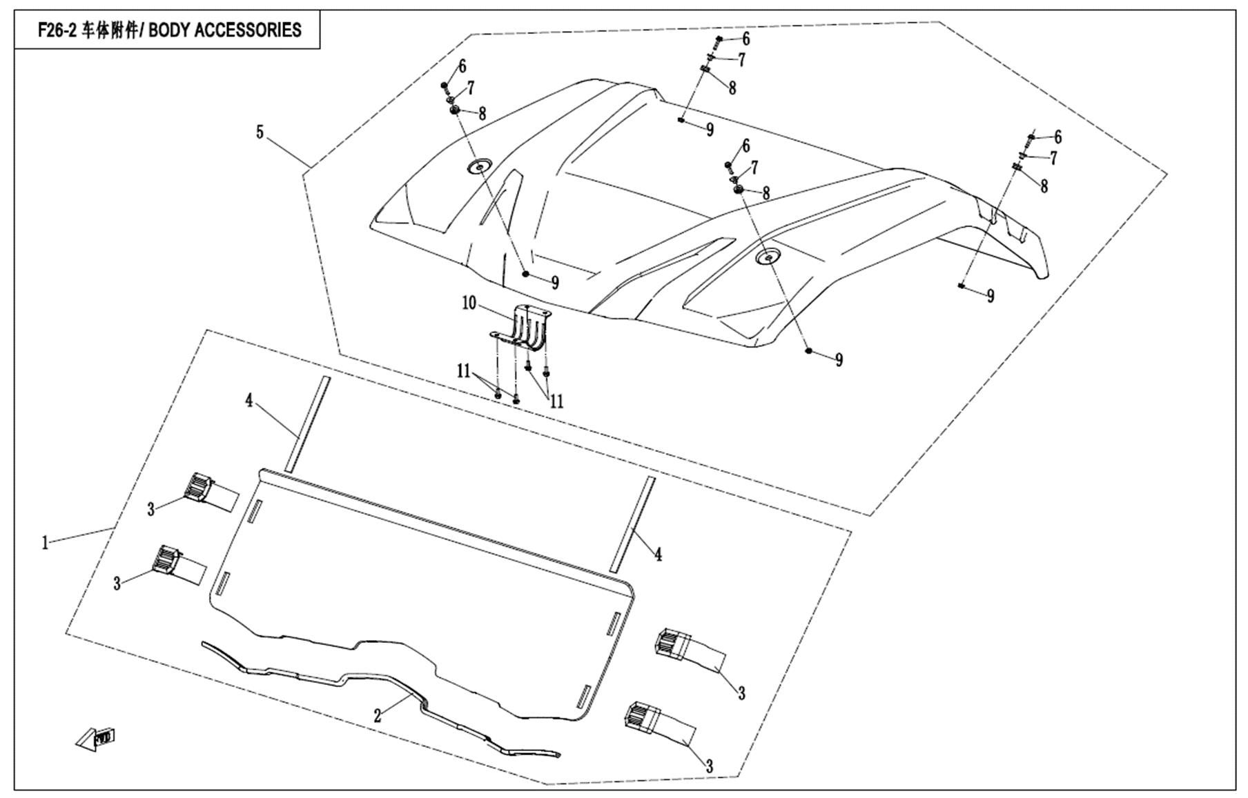 Picture of F26-2 - BODY ACCESSORIES