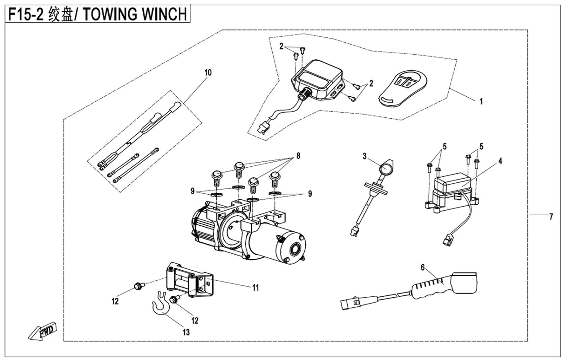 Picture of F15-2 - TOWING WINCH