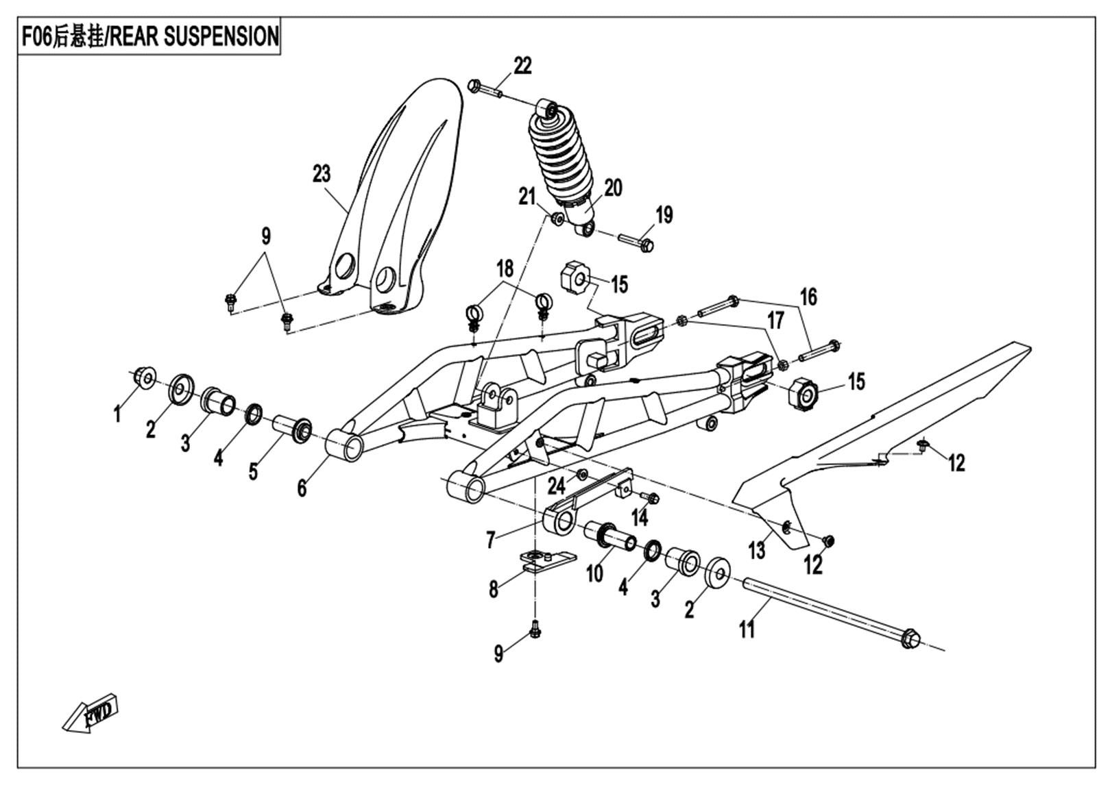 Picture of F06-A - REAR SUSPENSION
