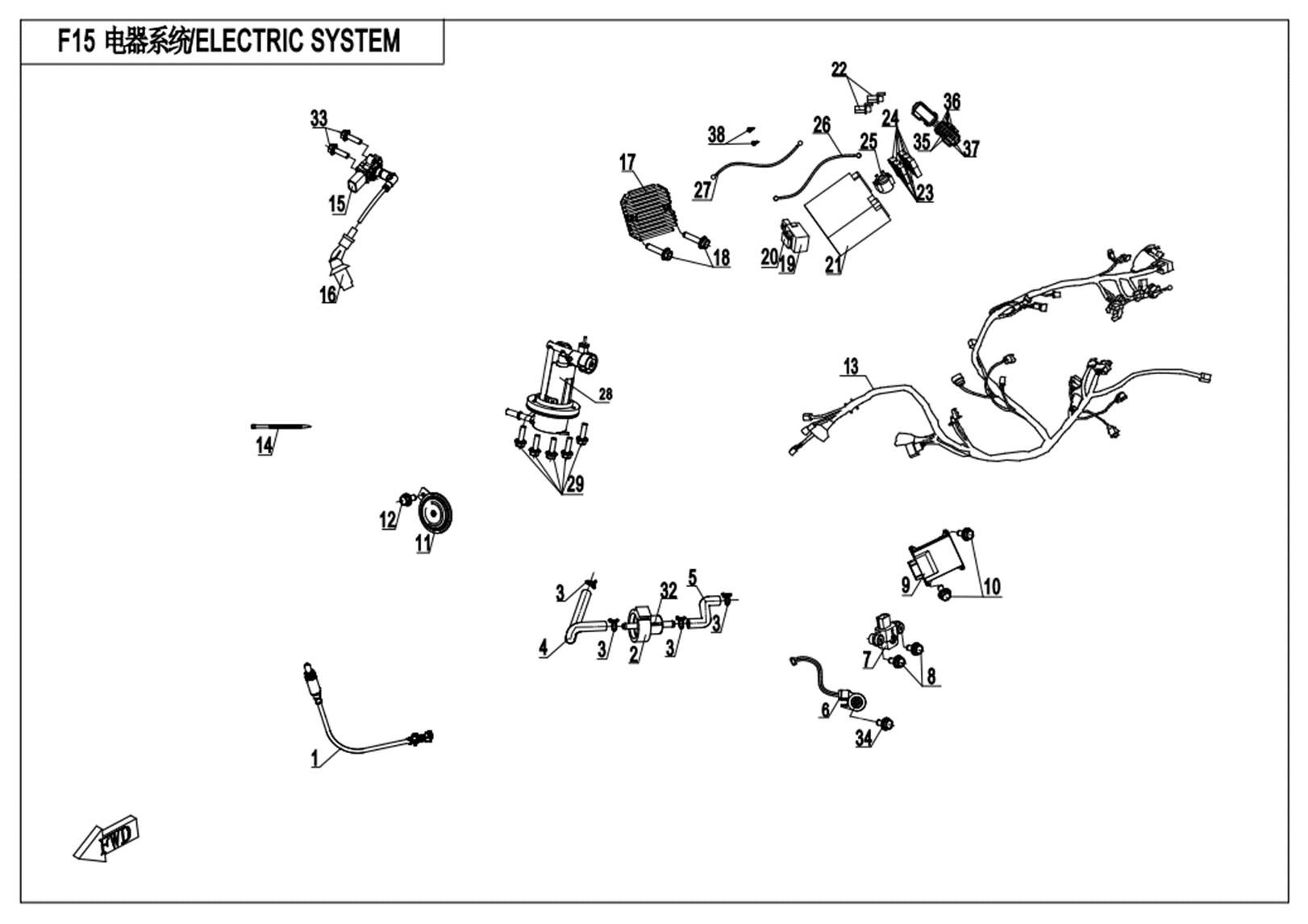 Picture of F15-A - ELECTRIC SYSTEM