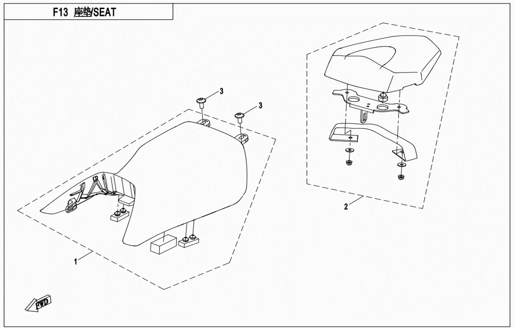 Picture of F13-A - SEAT(BASIC)