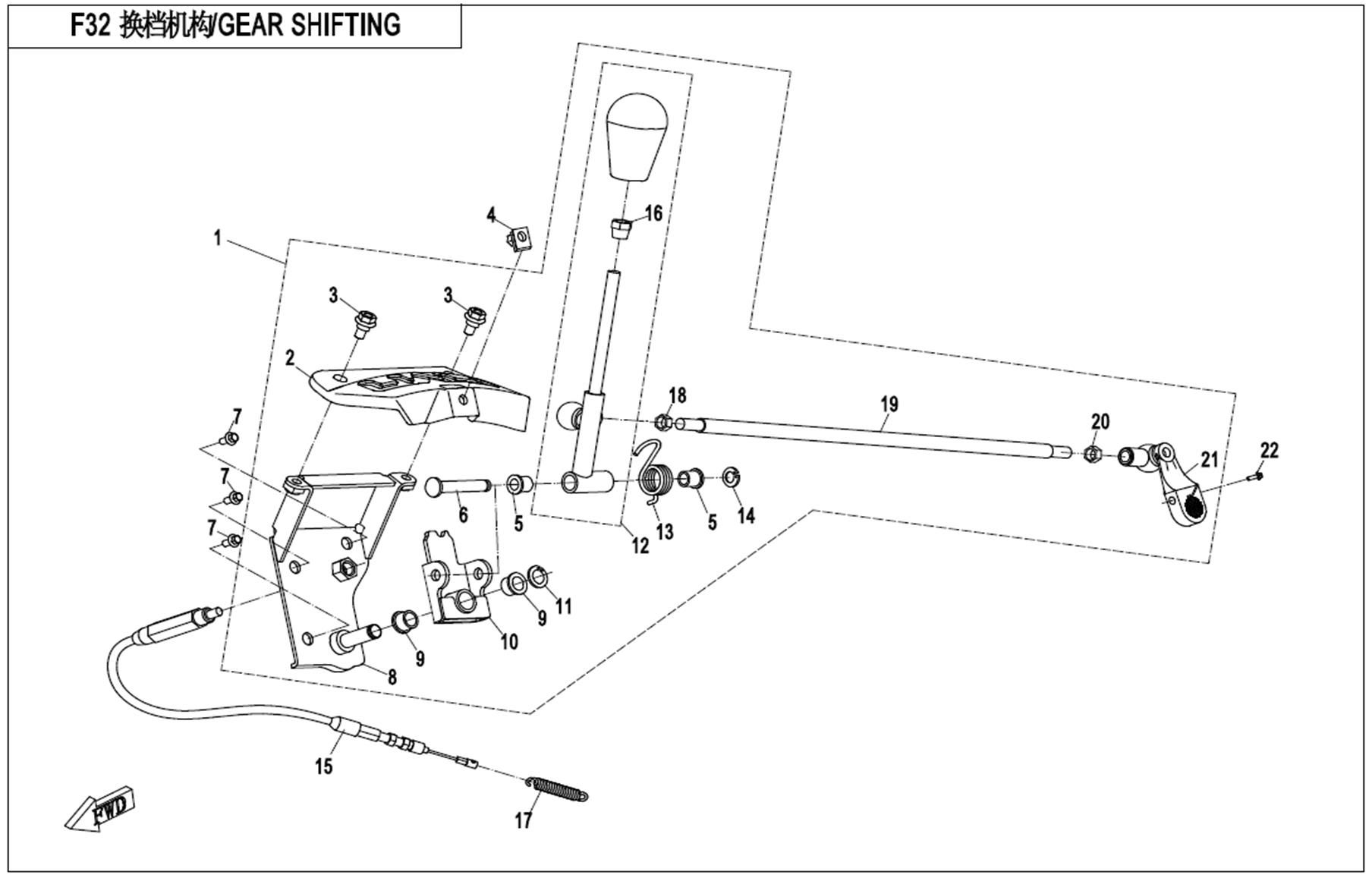 Picture of F32 - GEAR SHIFTING