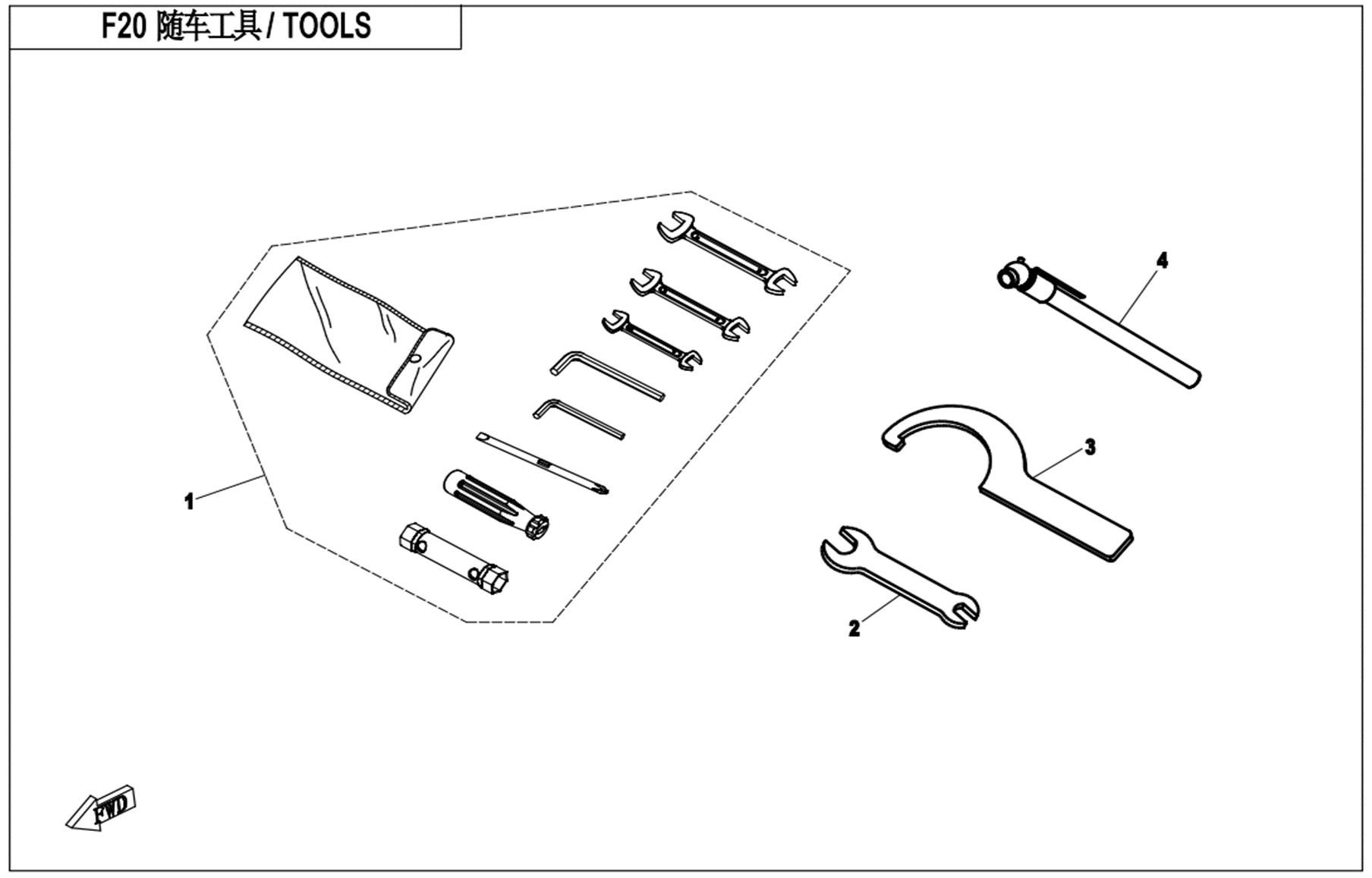 Picture of F20 - TOOLS