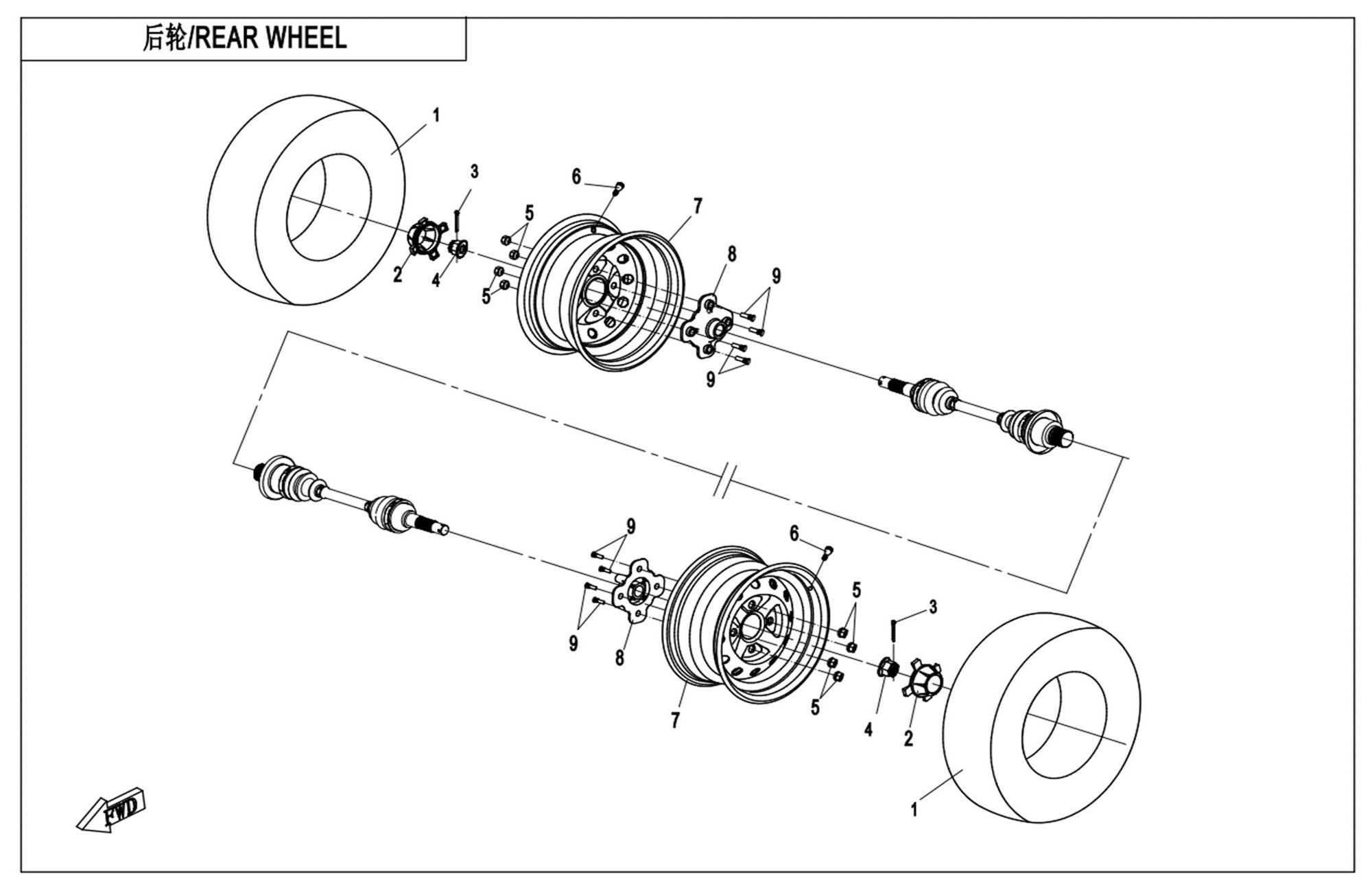 Picture of F11 - REAR WHEEL