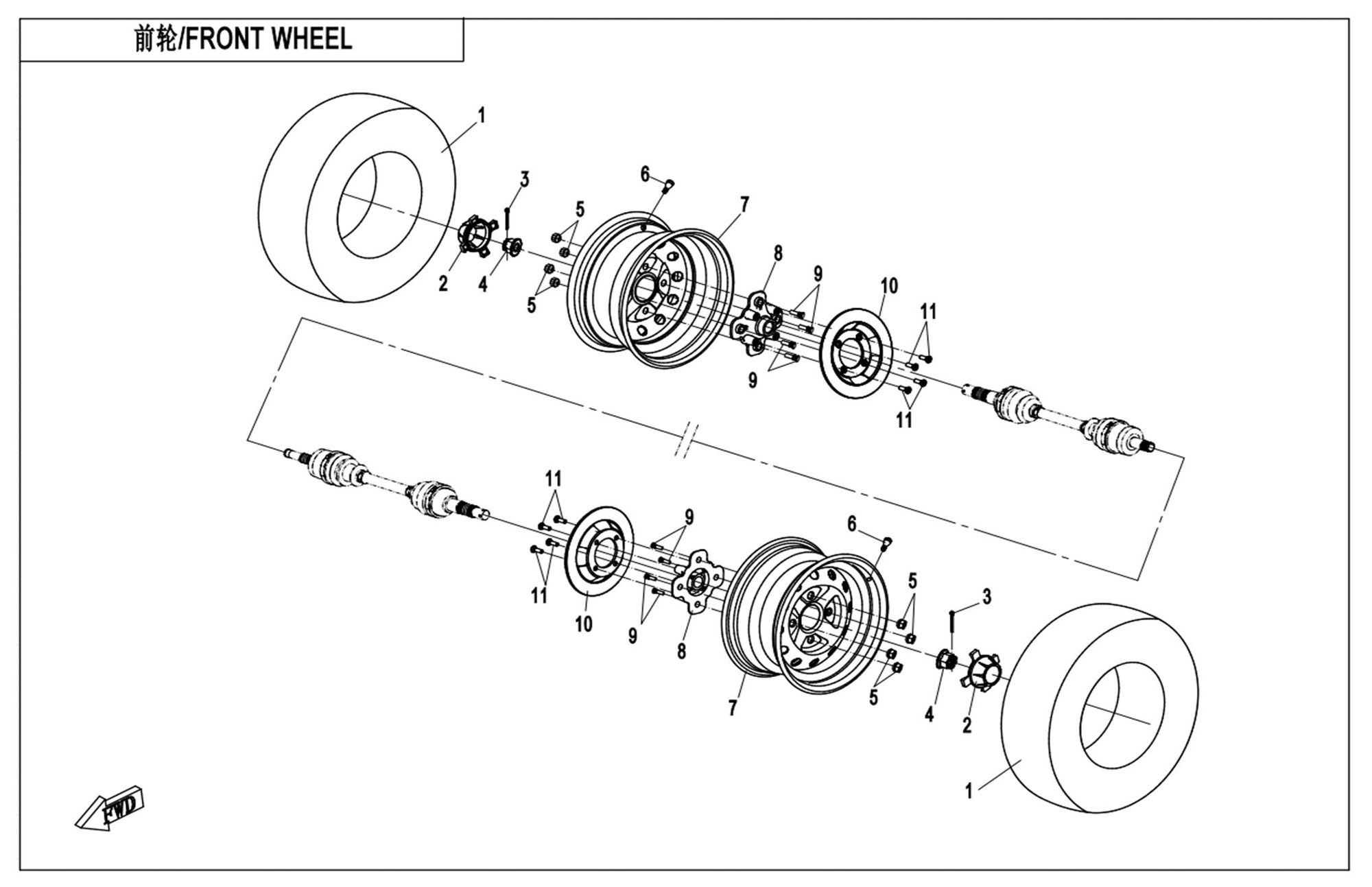 Picture of F07 - FRONT WHEEL