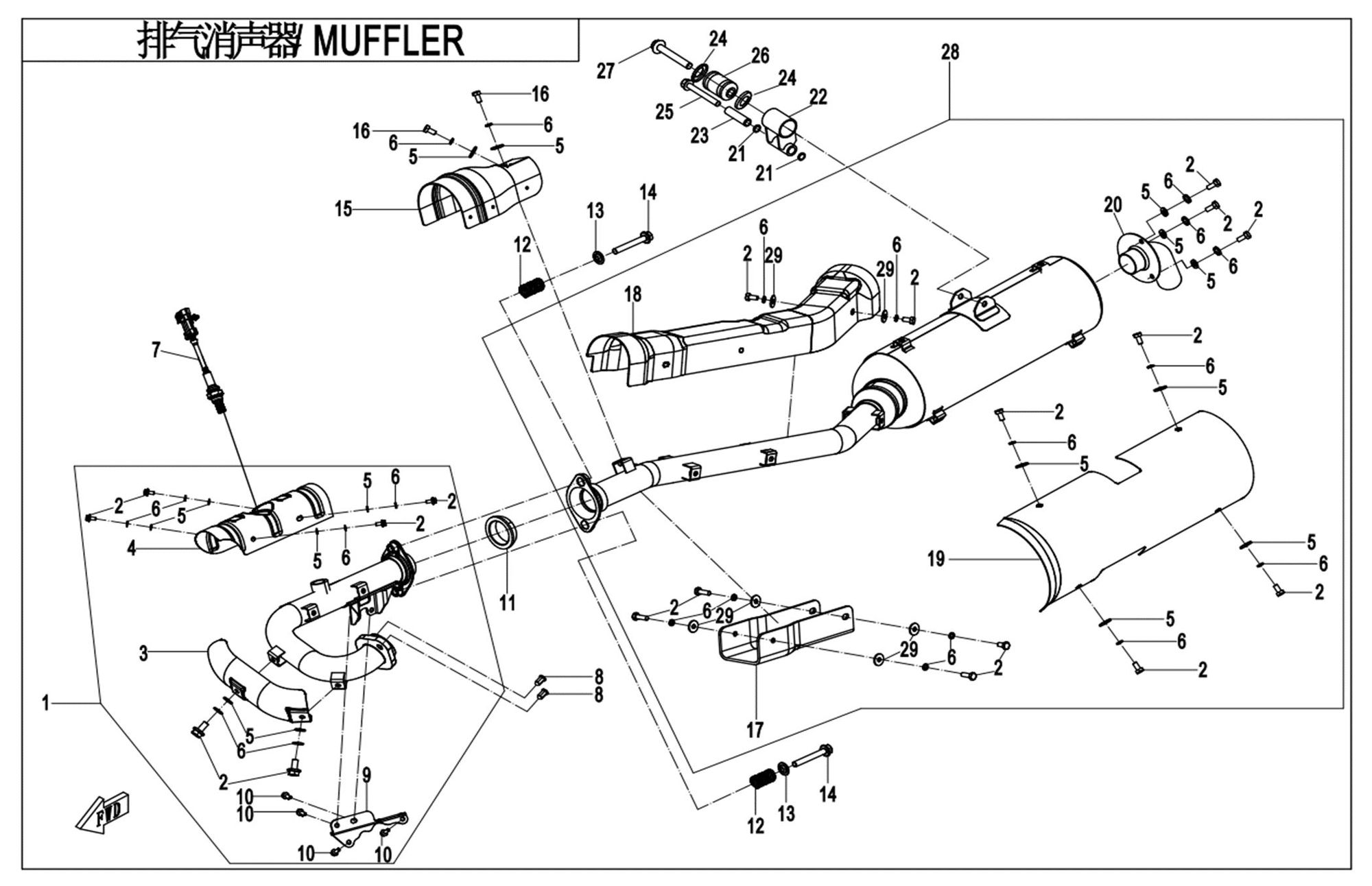 Picture of F02 - MUFFLER