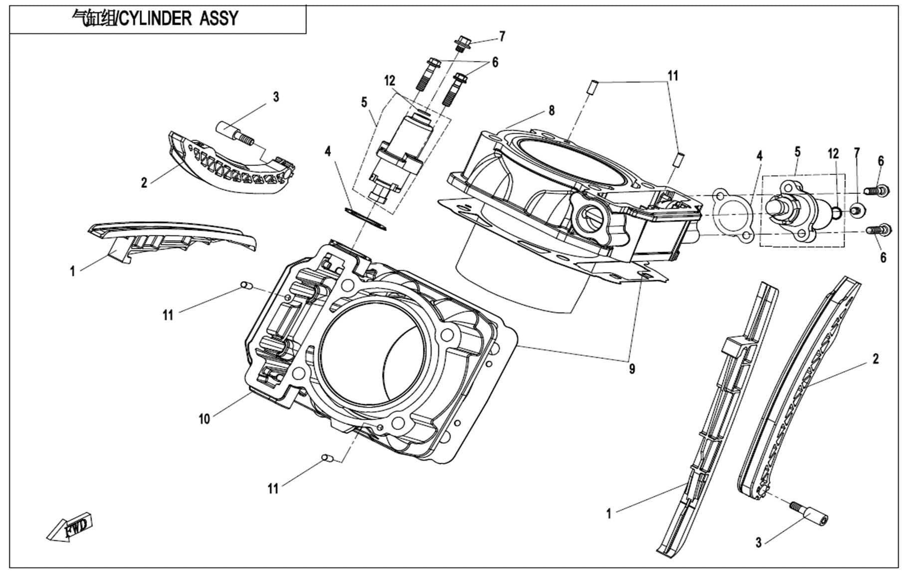 Picture of E02-3-V2 - CYLINDER ASSY