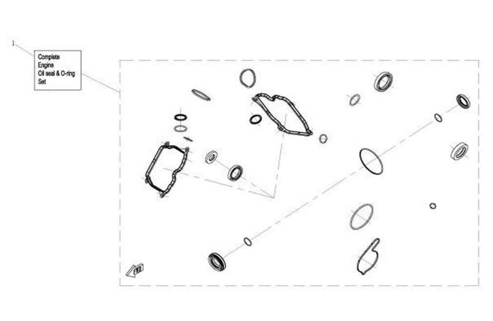 Picture of E30 - ENGINE OIL SEAL &O-RING