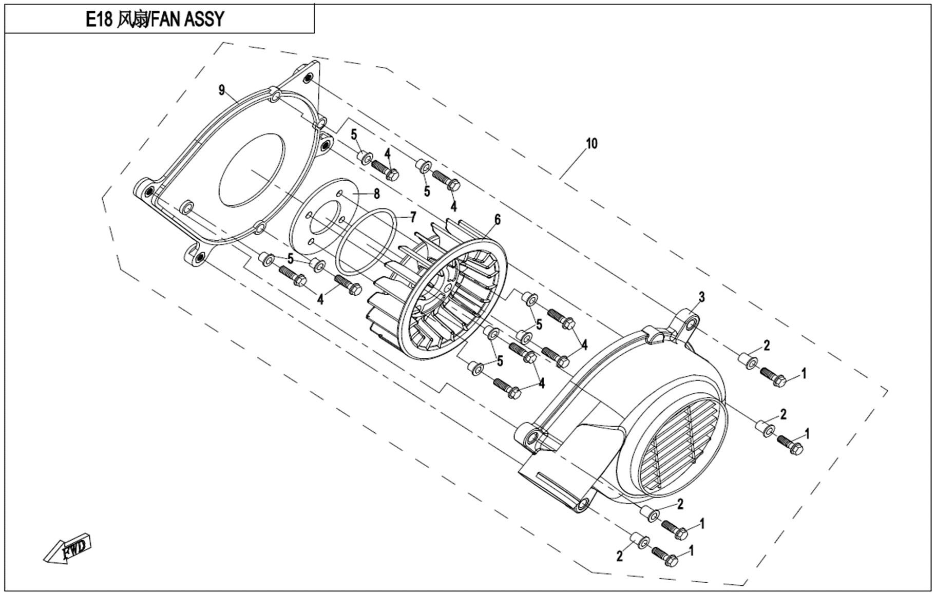 Picture of E18 - FAN ASSY.