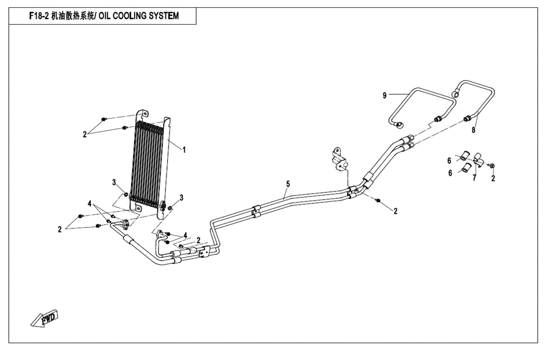 Picture of F18-2 - OIL COOLING SYSTEM