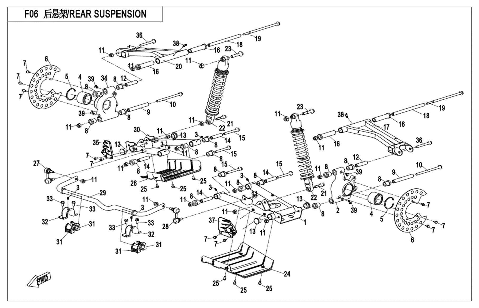 Picture of F06 - REAR SUSPENSION