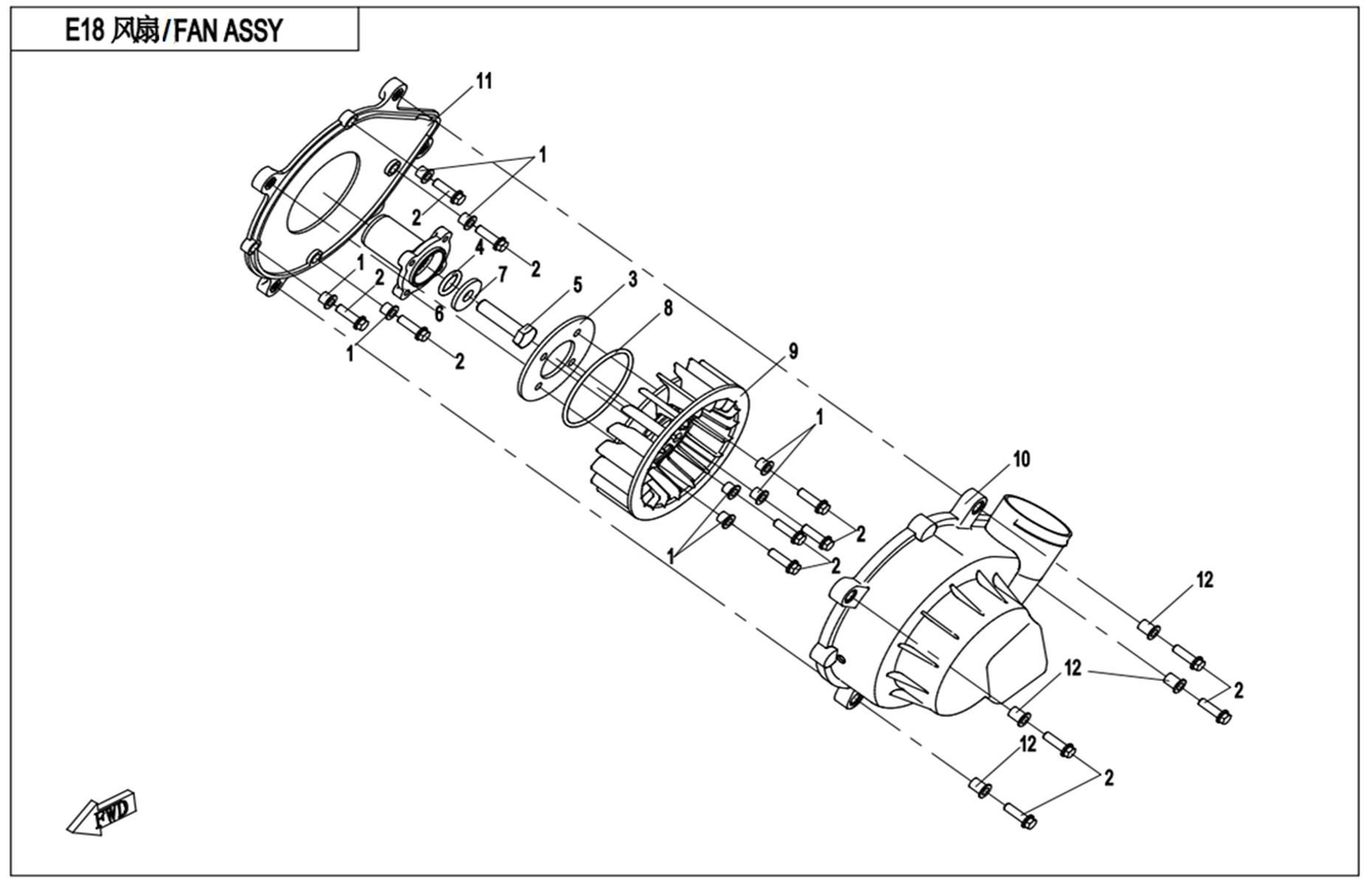 Picture of E18 - FAN ASSY