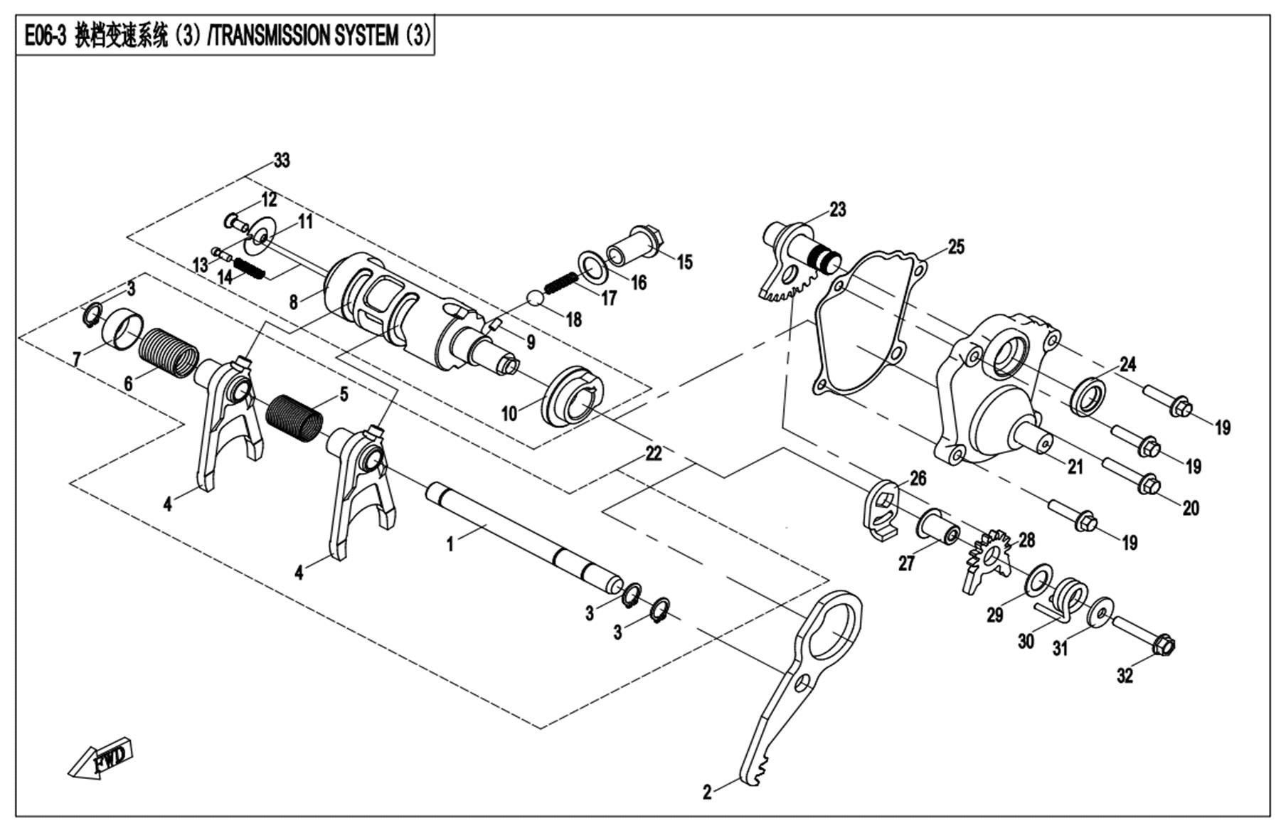 Picture of E06-3 - TRANSMISSION SYSTEM(3)