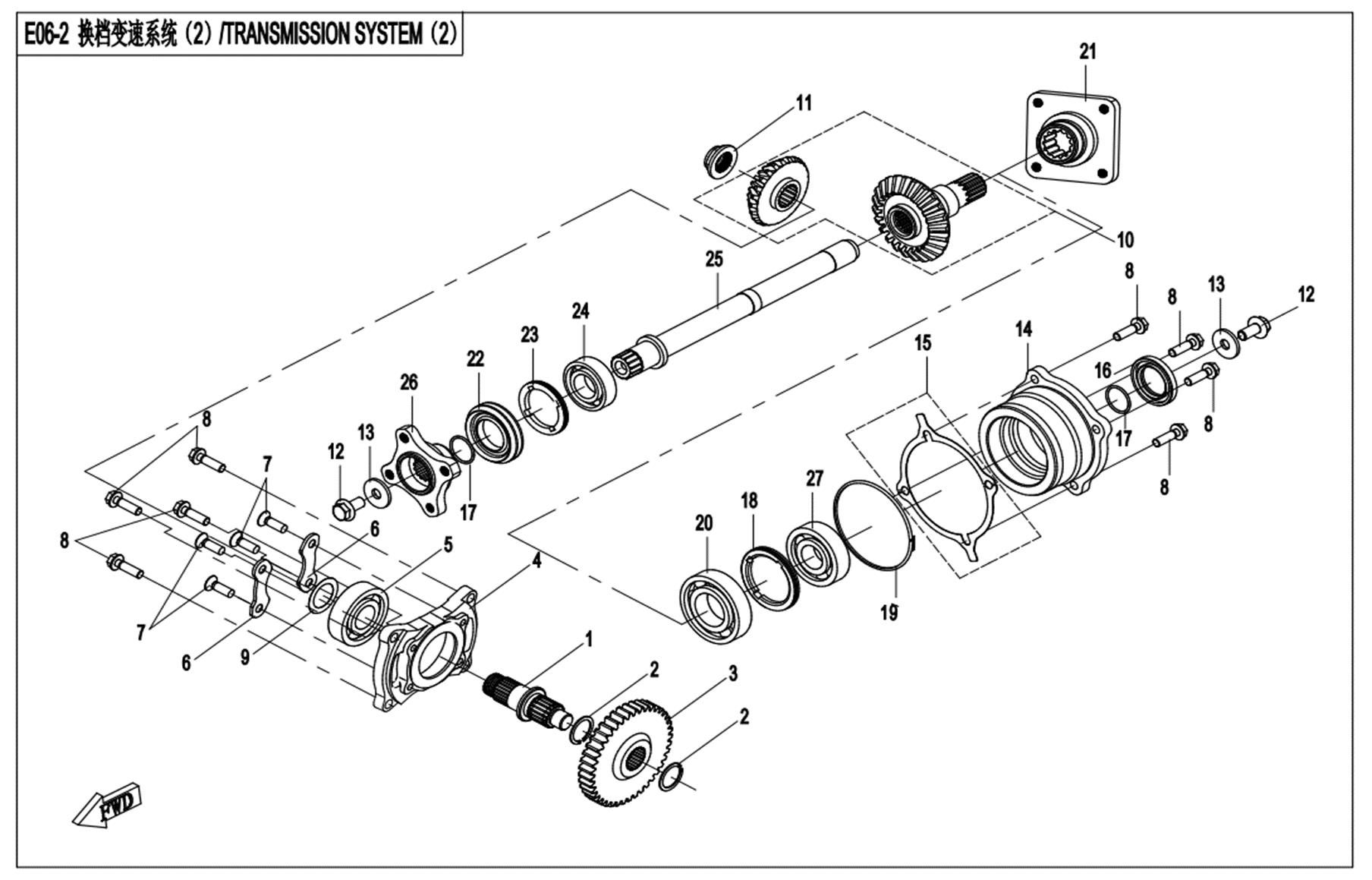 Picture of E06-2 - TRANSMISSION SYSTEM(2)
