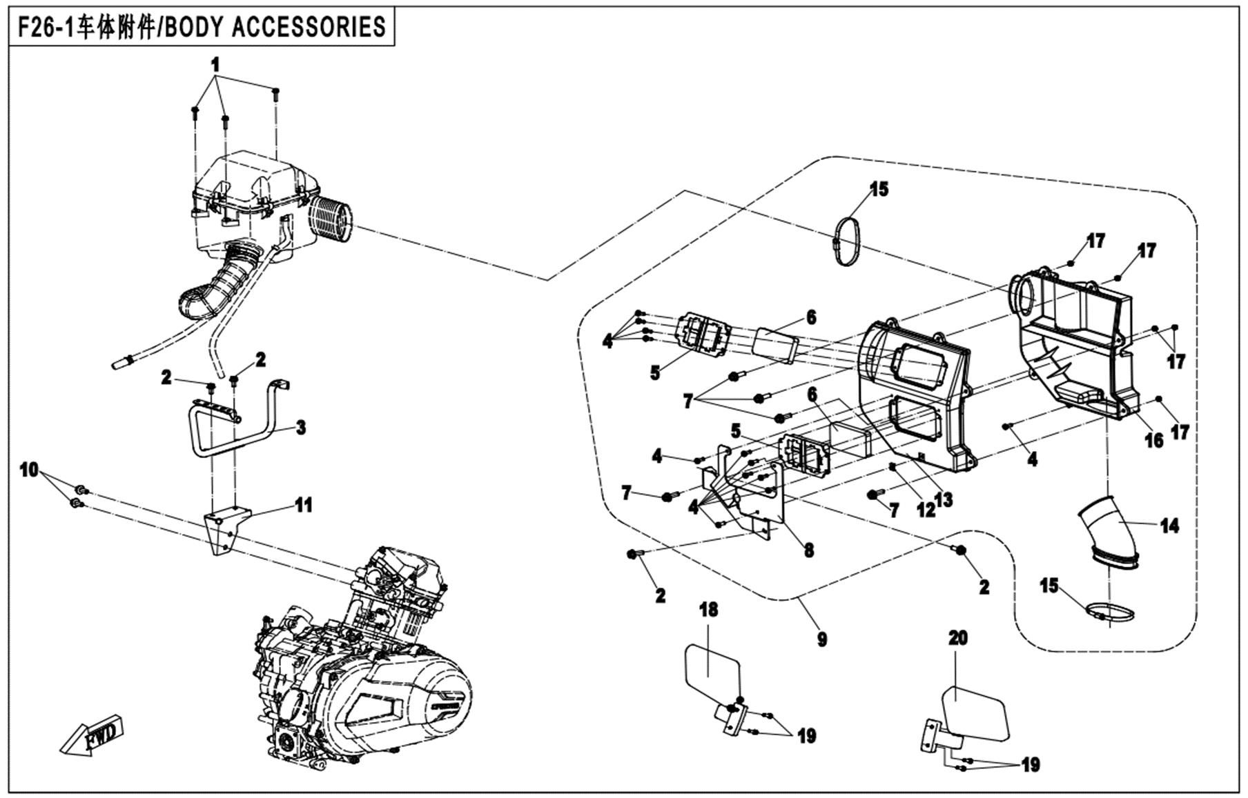 Picture of F26-1 - BODY ACCESSORIES