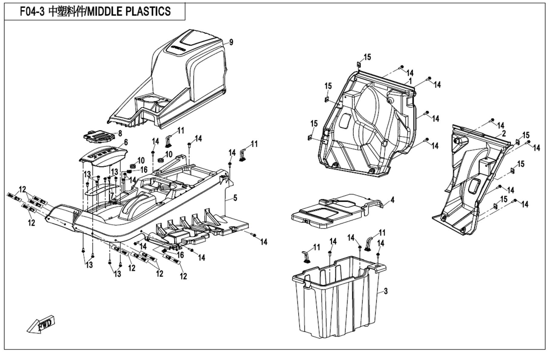 Picture of F04-3 - MIDDLE PLASTICS