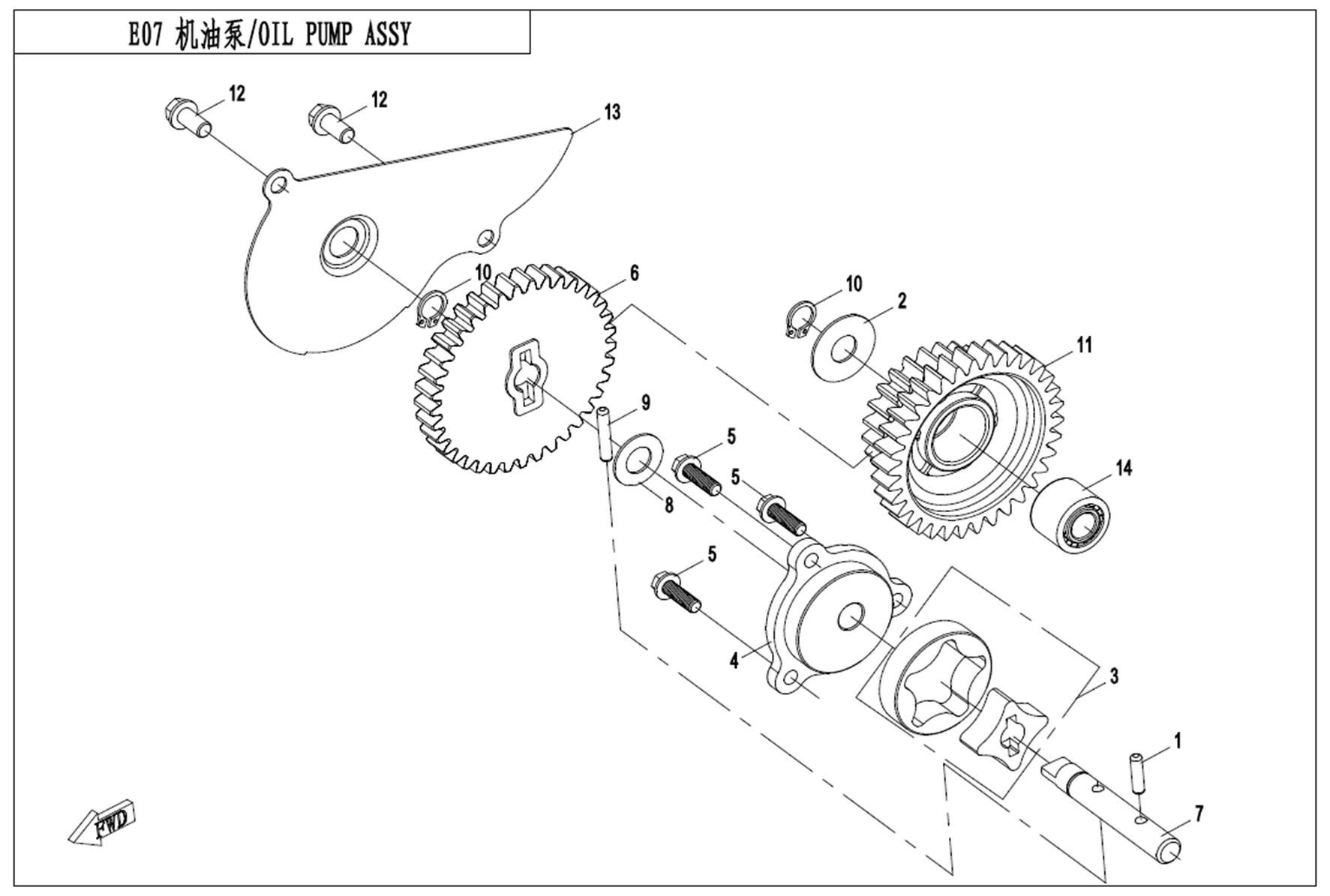 Picture of E07 - OIL PUMP ASSY