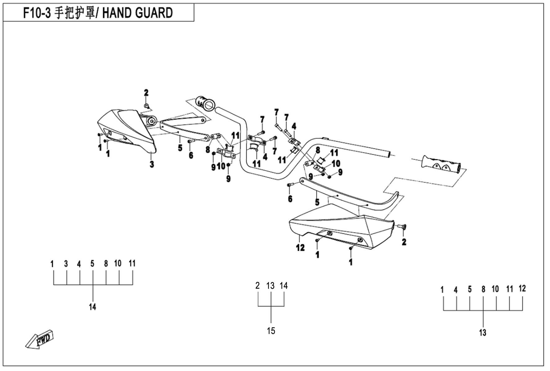 Picture of F10-3-V1  - HAND GUARD